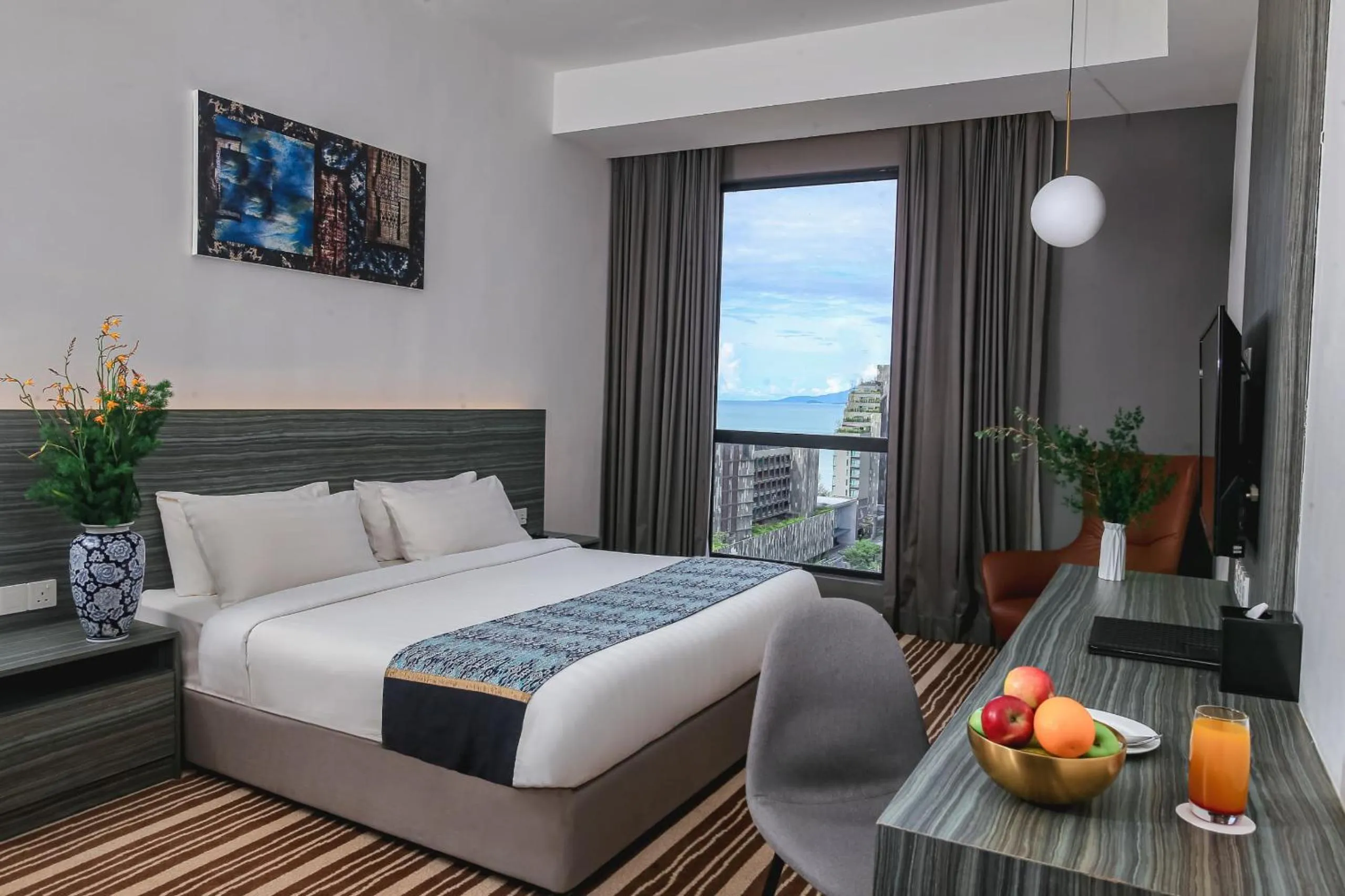 Bed in Bahang Bay Hotel