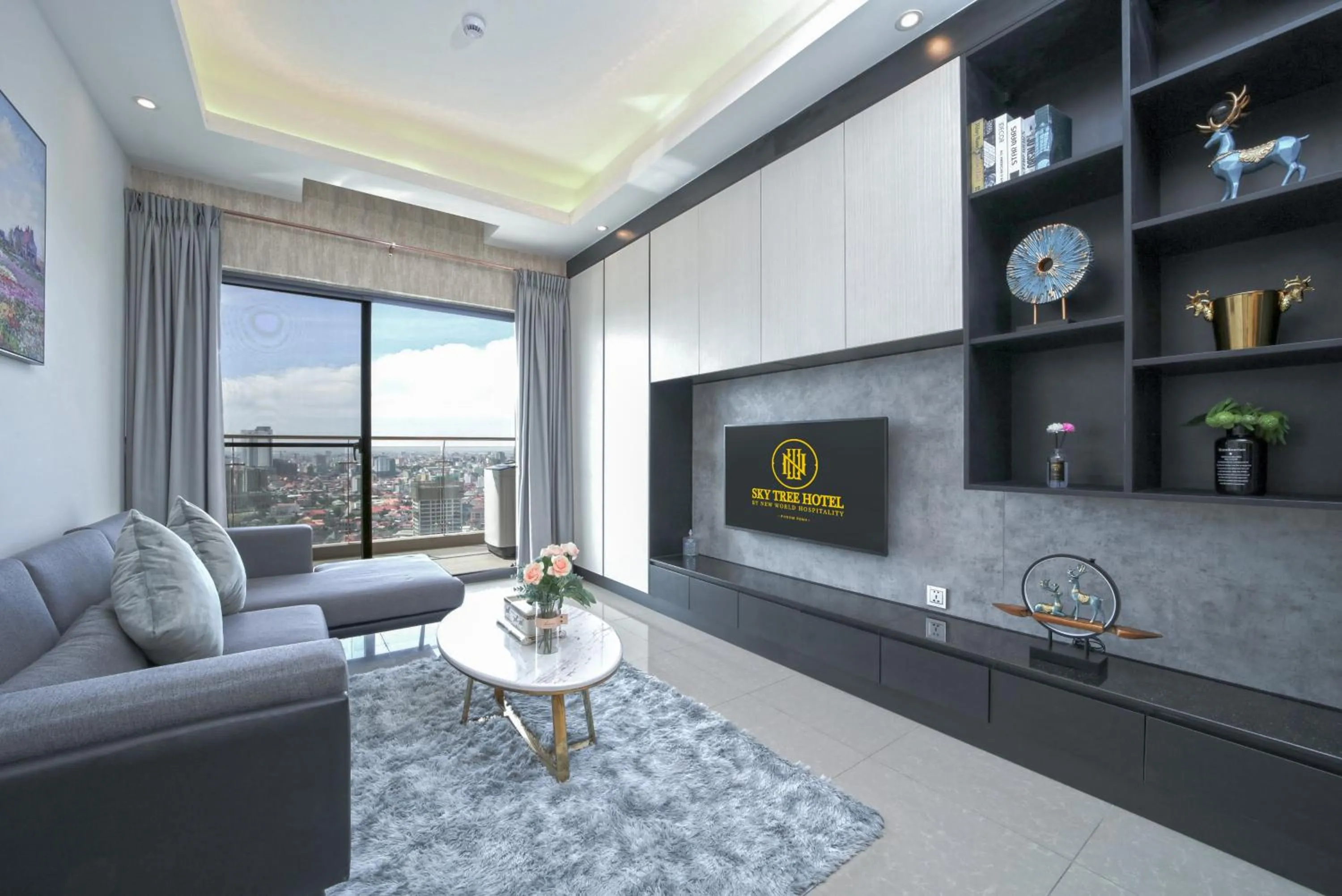 Seating area in Sky Tree Hotel by New World Hospitality