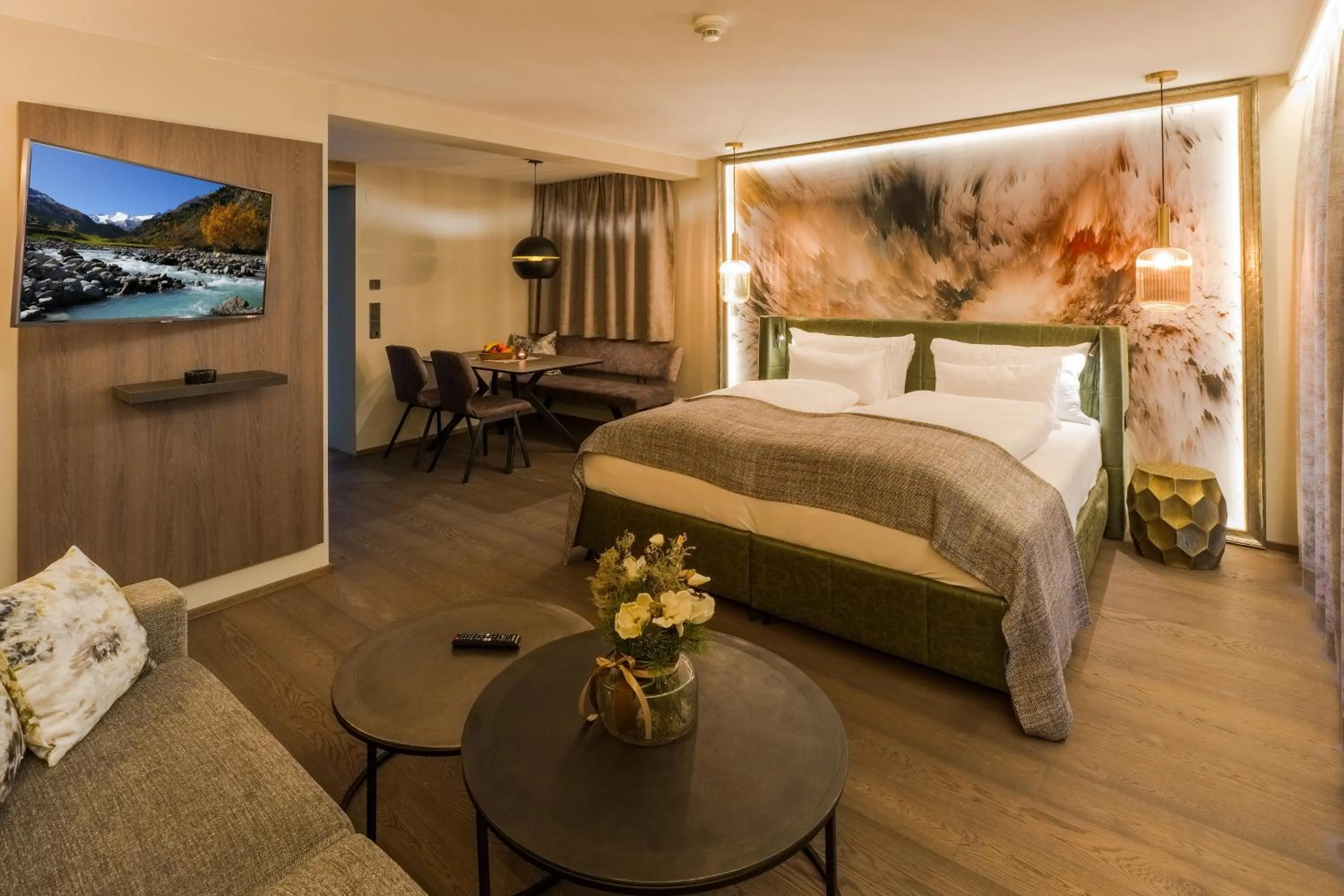 Bedroom, Bed in VIER Studios & Restaurant