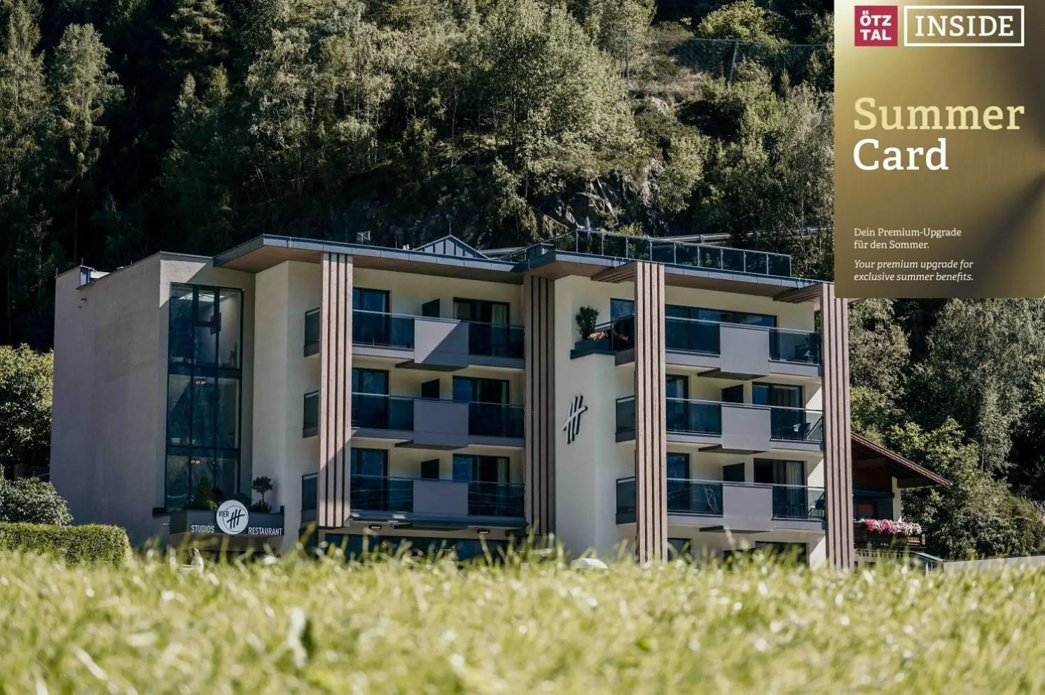 Property building in VIER Studios & Restaurant