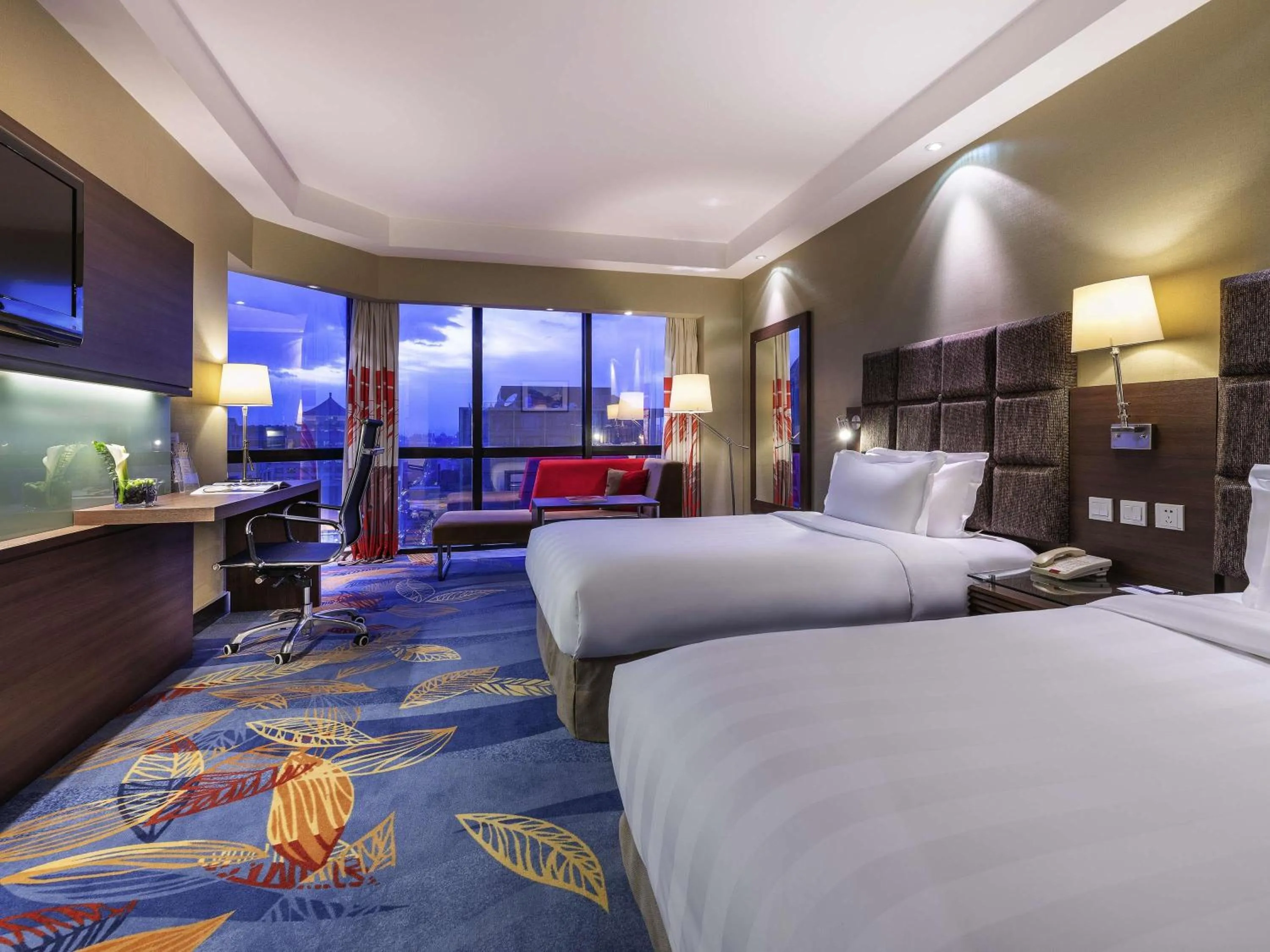 Bedroom, Bed in Novotel Beijing Peace