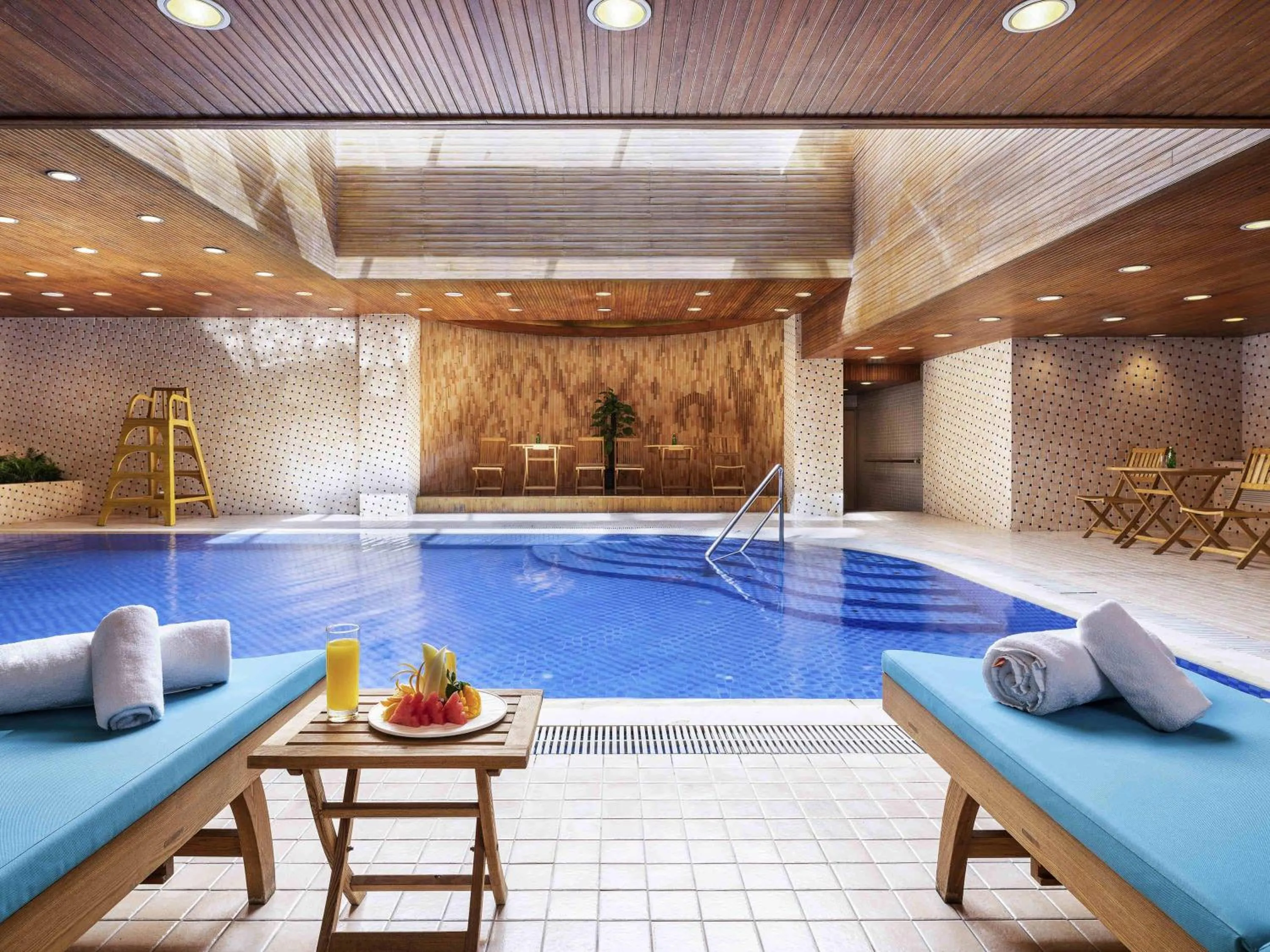 Pool view in Peace Hotel Beijing