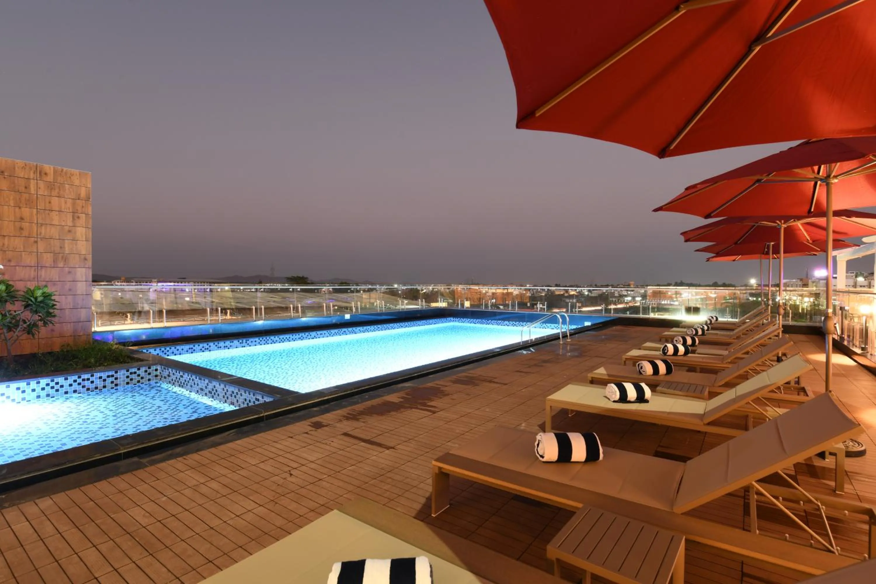 Swimming pool in Harsha The Fern Shivamogga