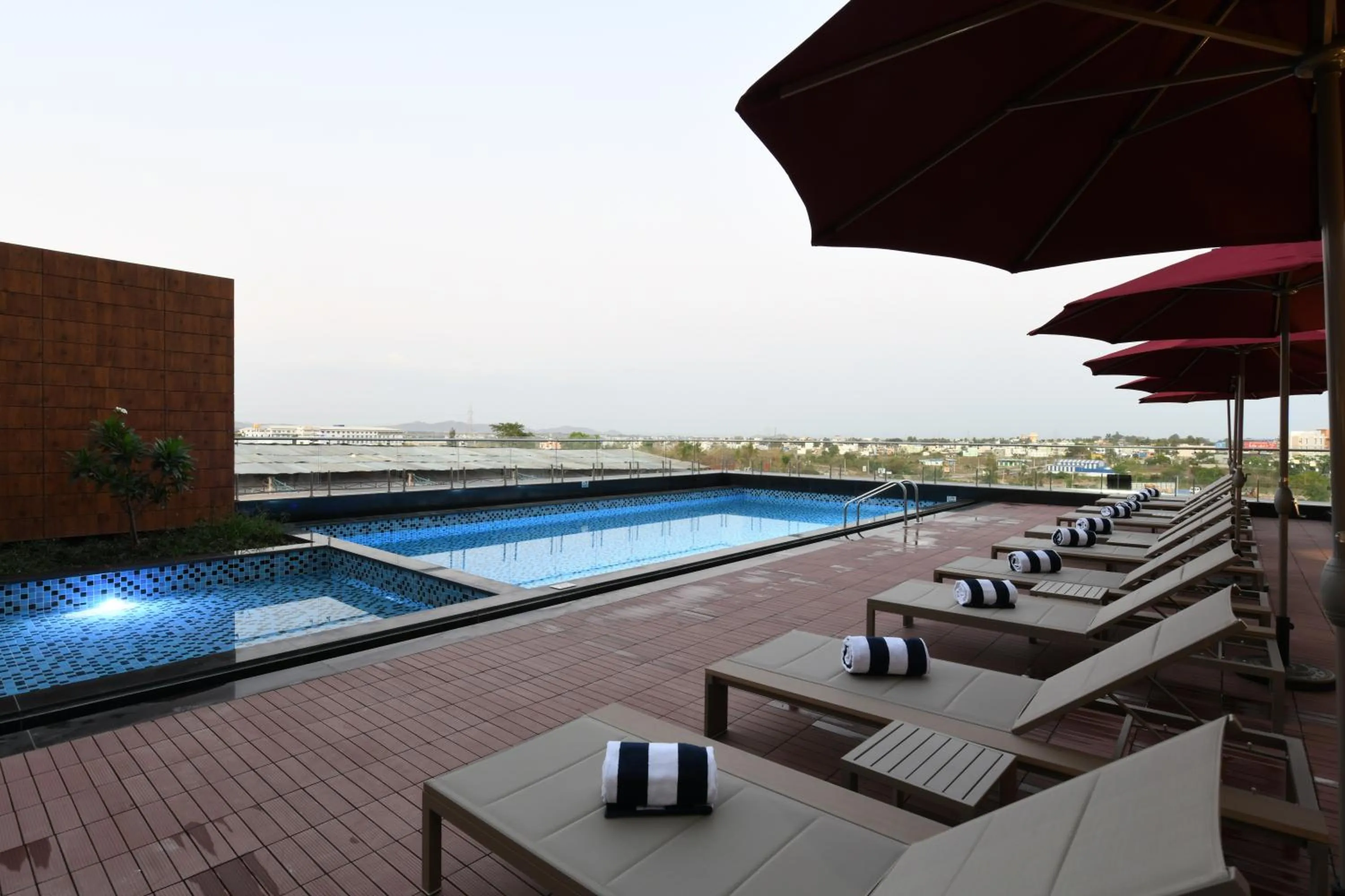 Pool view in Harsha The Fern Shivamogga