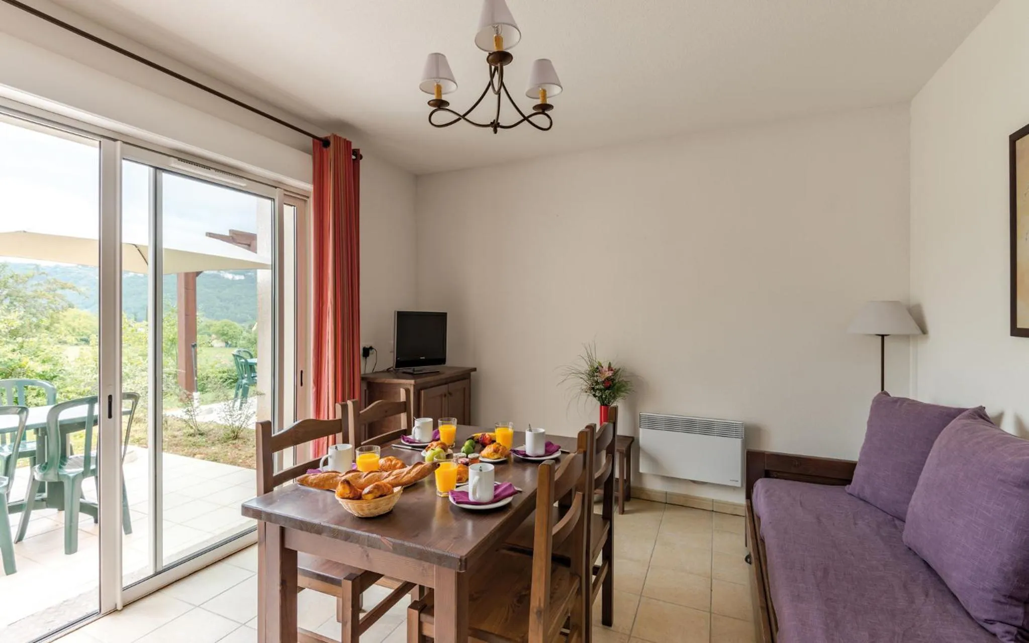 Living room in Le Domaine des Cazelles by Ateya Vacances