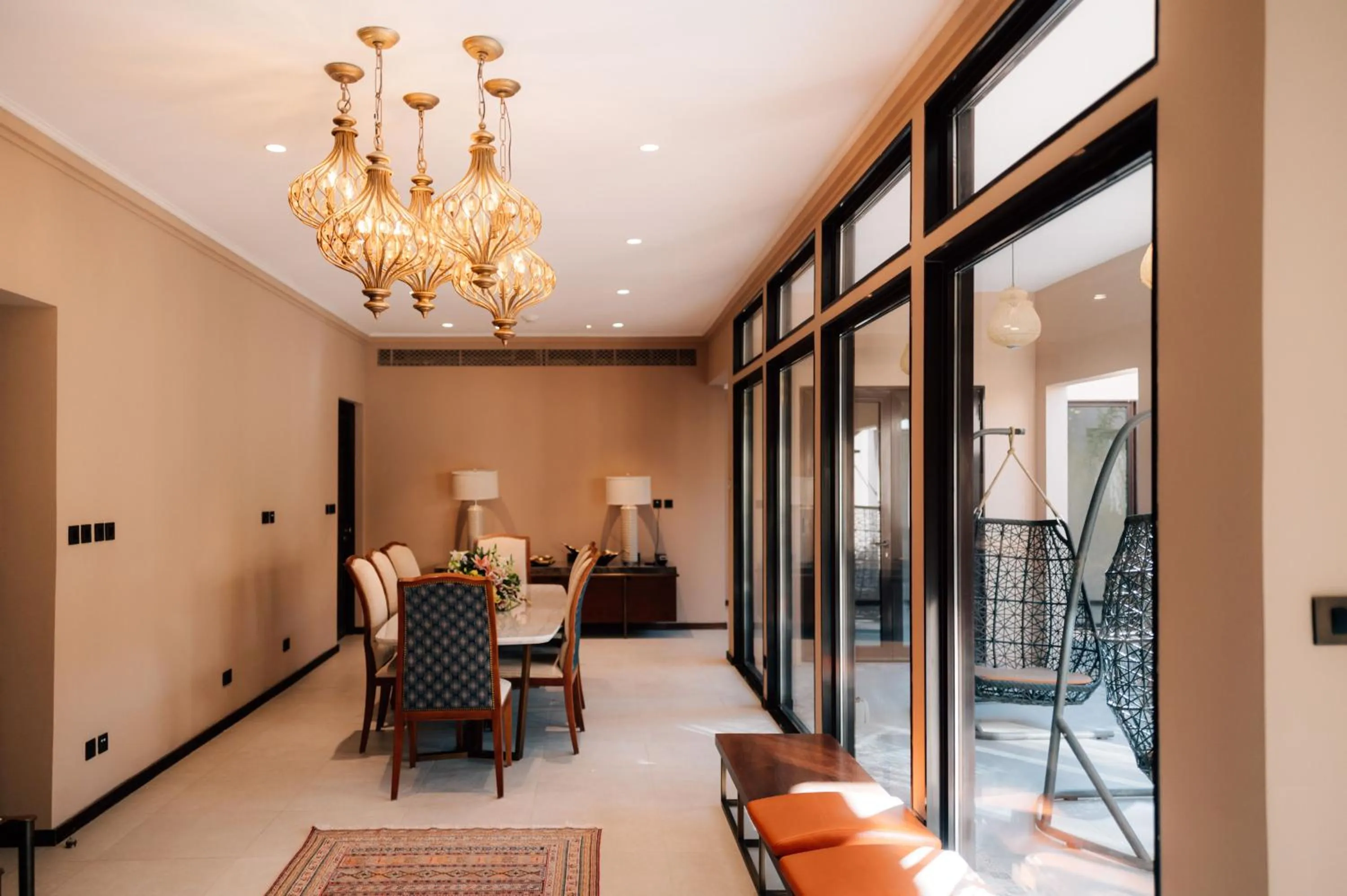 Dining area in Ashar Tented Resort