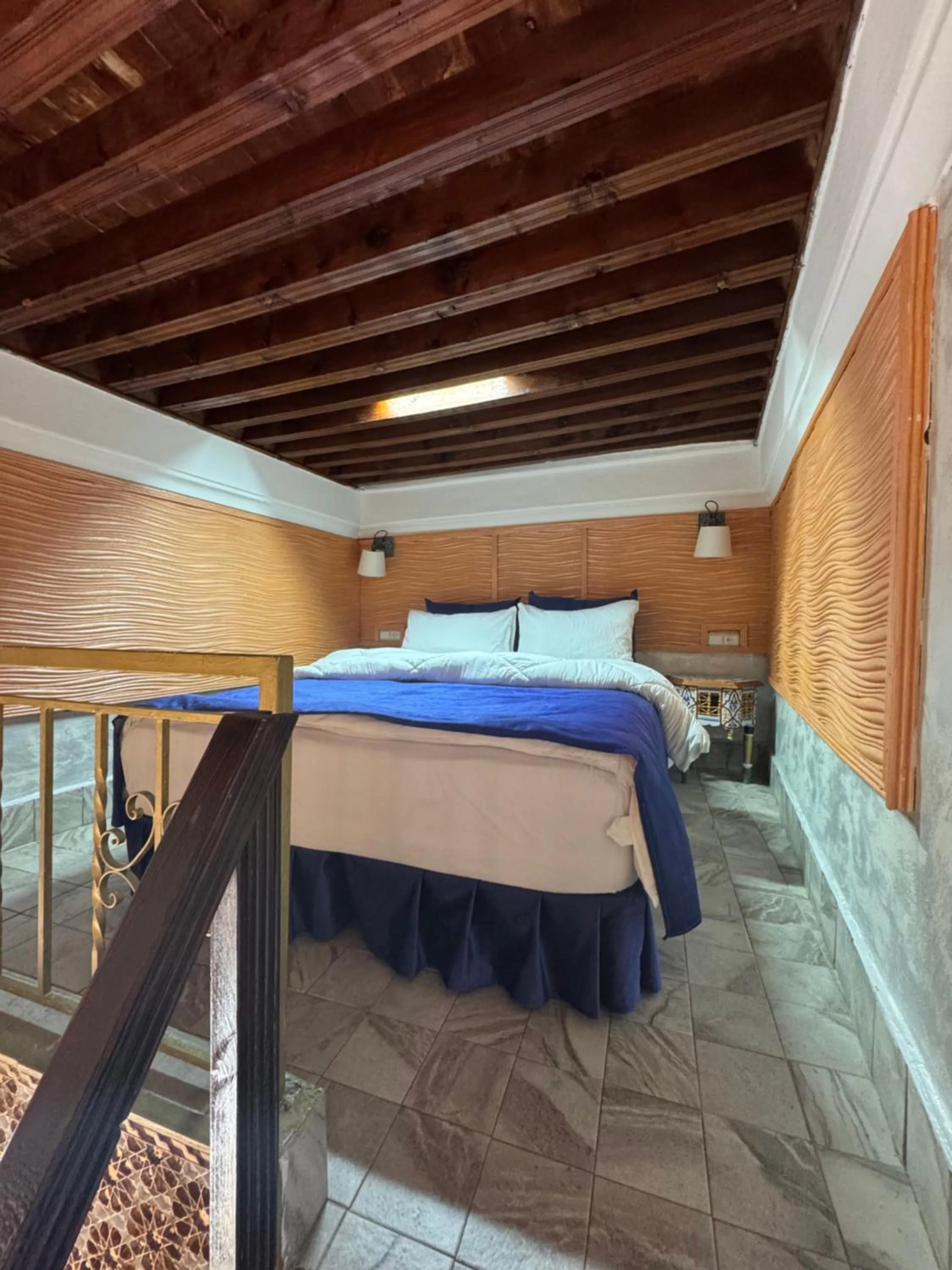 Bed in RIAD ESMERALDA By Dar Ouezzani