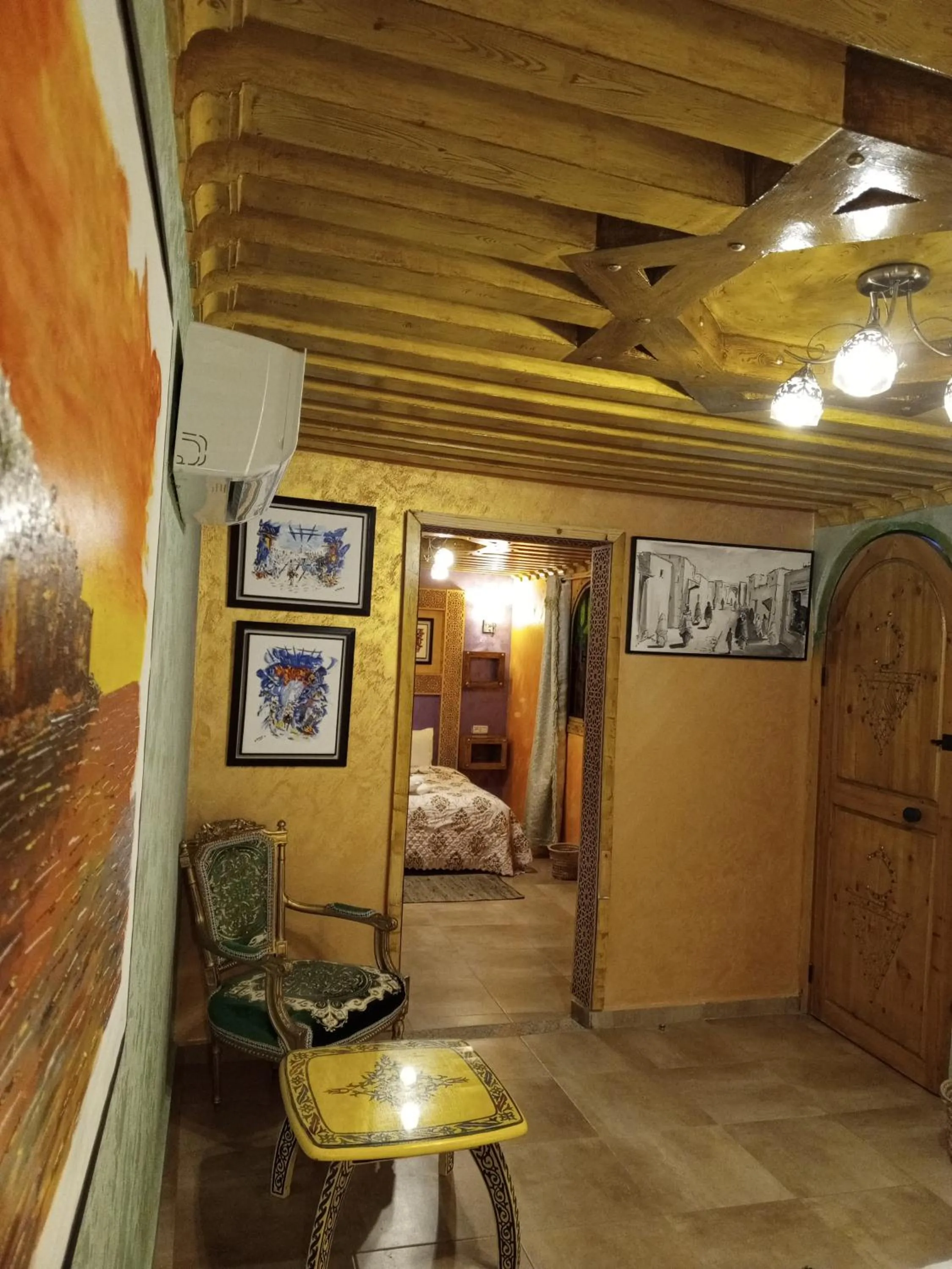 Bed in RIAD ESMERALDA By Dar Ouezzani