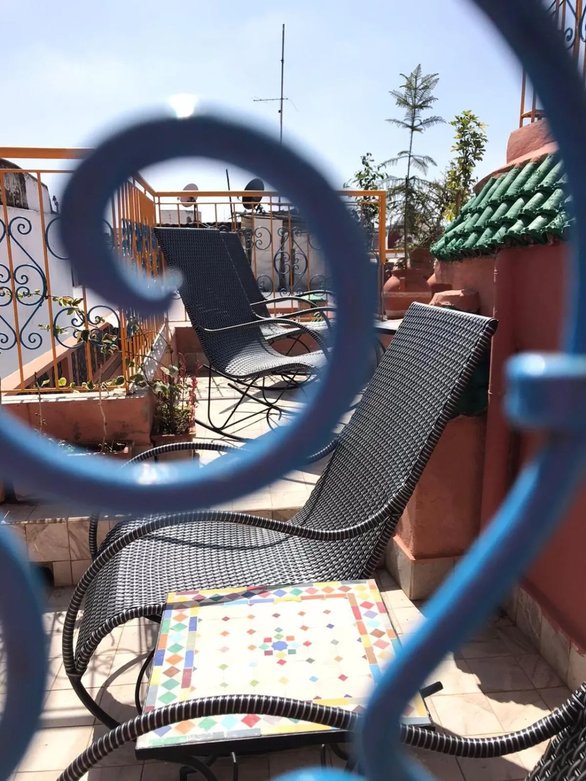 Balcony/Terrace in RIAD ESMERALDA By Dar Ouezzani