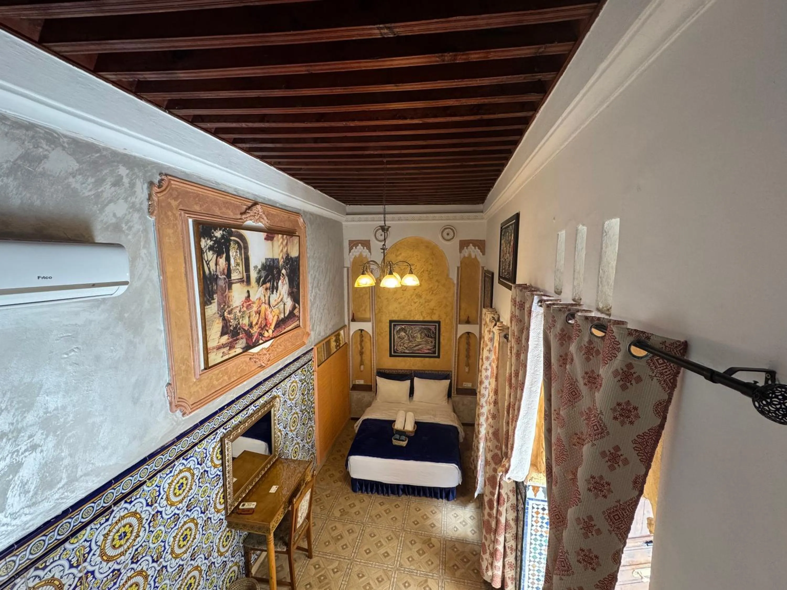 Bed in RIAD ESMERALDA By Dar Ouezzani