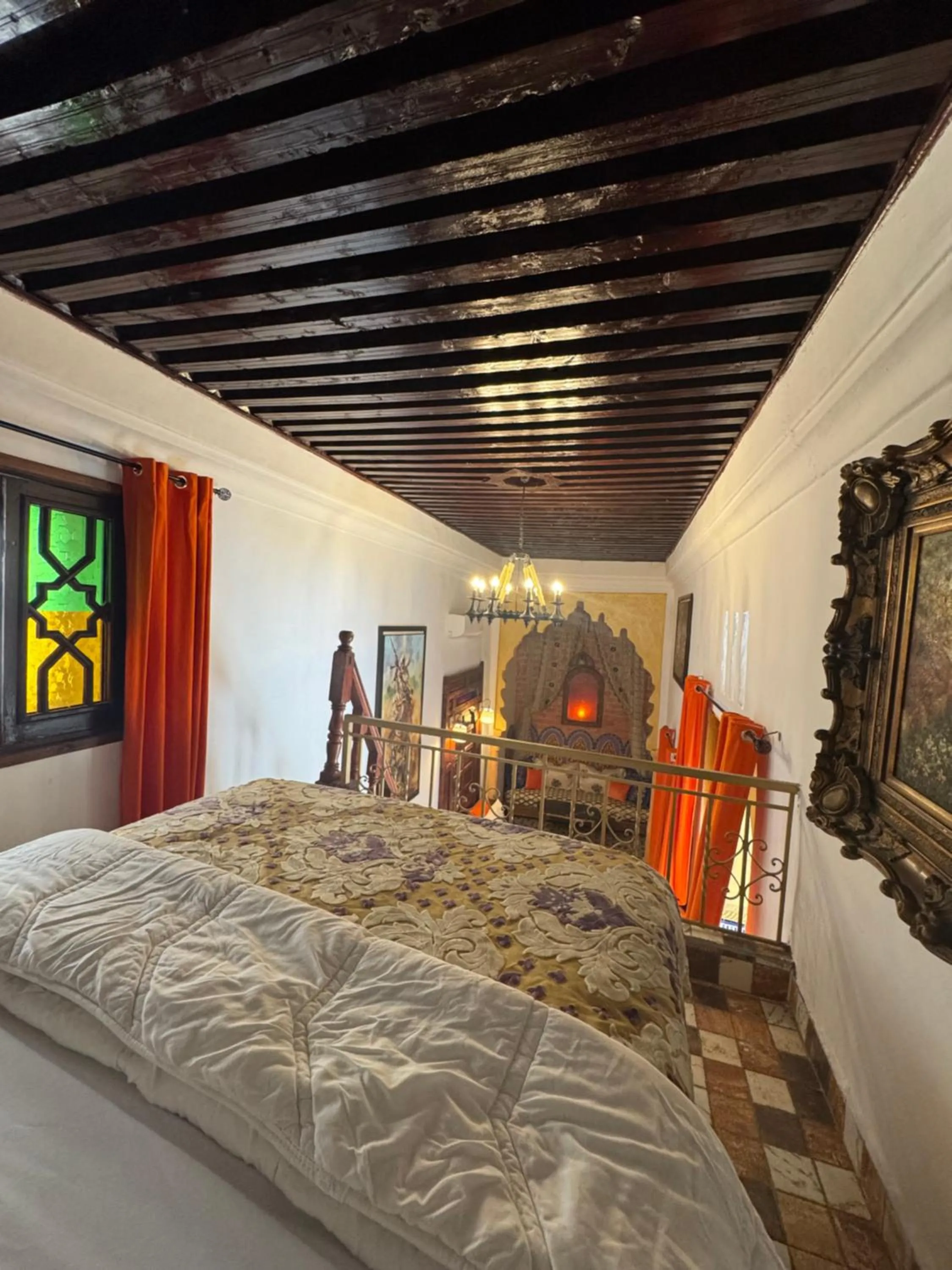 Bed in RIAD ESMERALDA By Dar Ouezzani