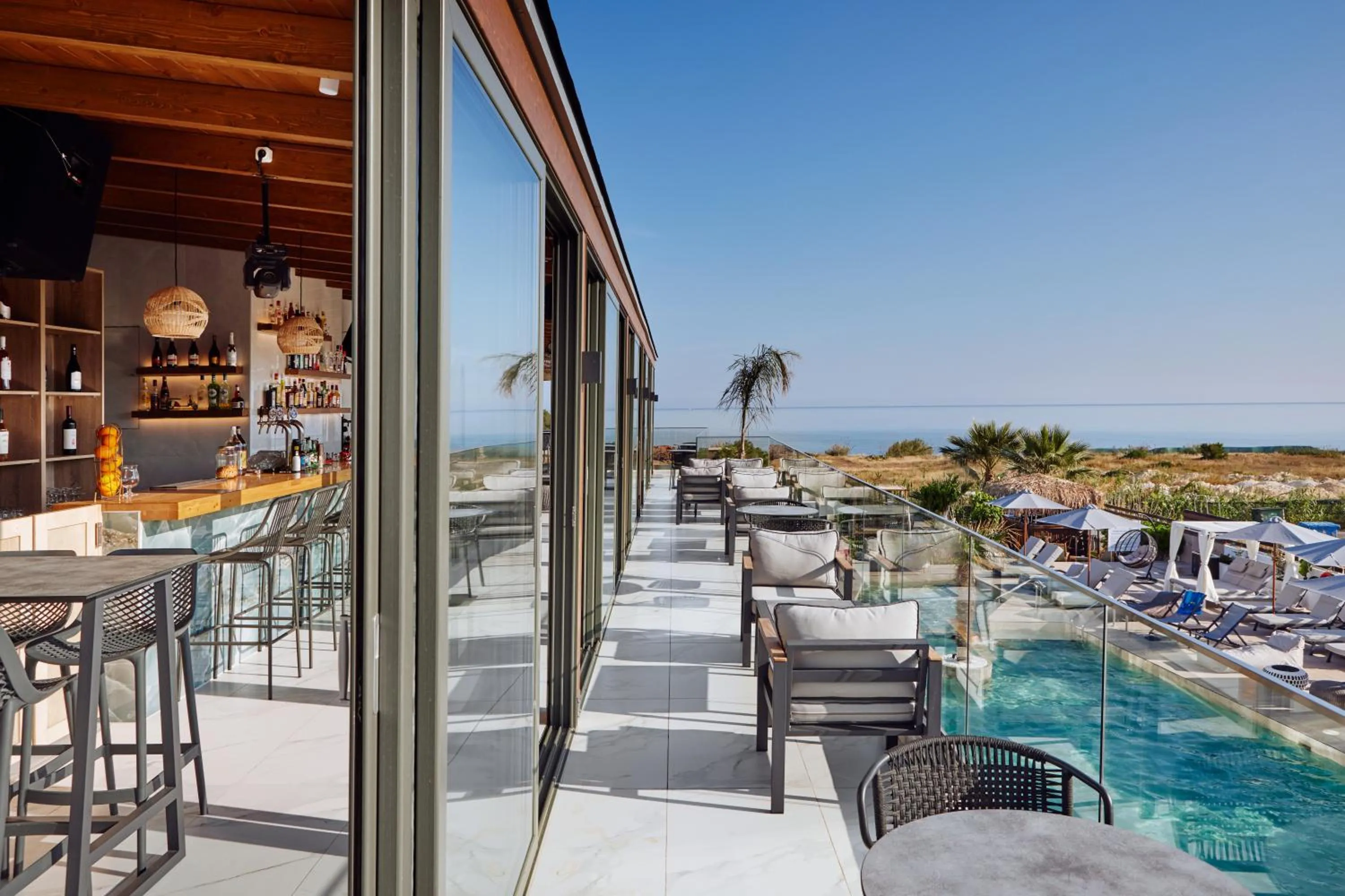 Lounge or bar in Amnissos Residence