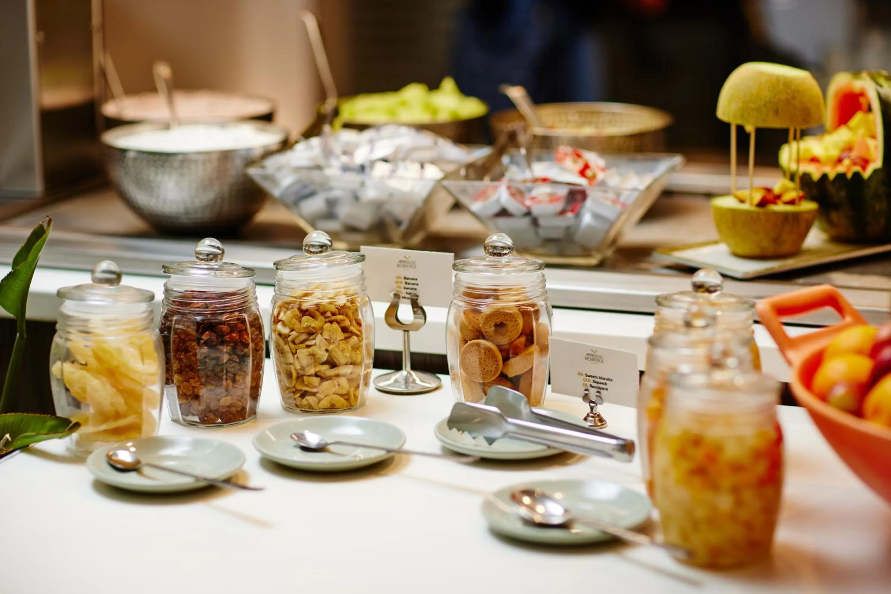 Buffet breakfast in Amnissos Residence