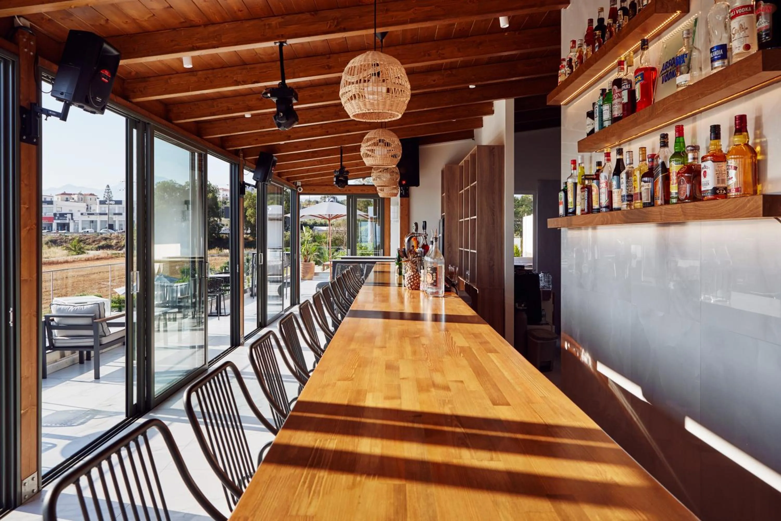 Lounge or bar in Amnissos Residence