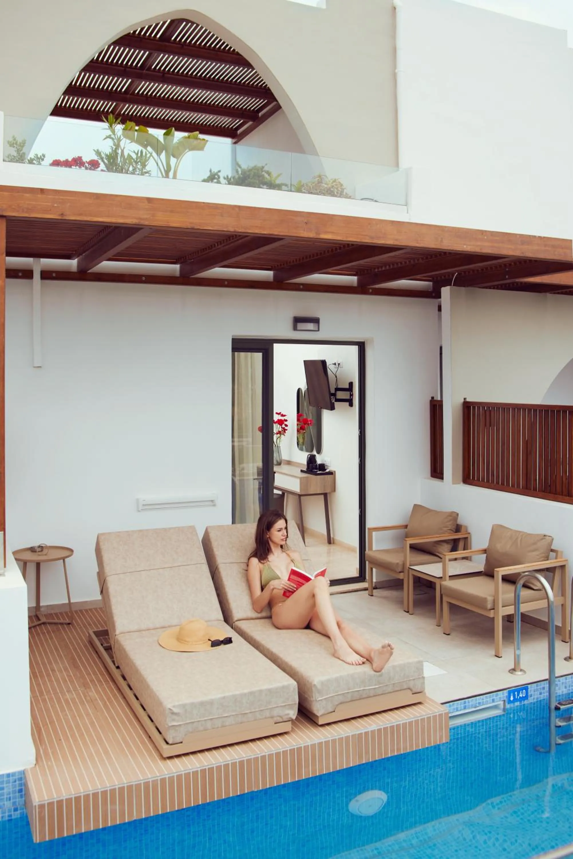 People in Amnissos Residence