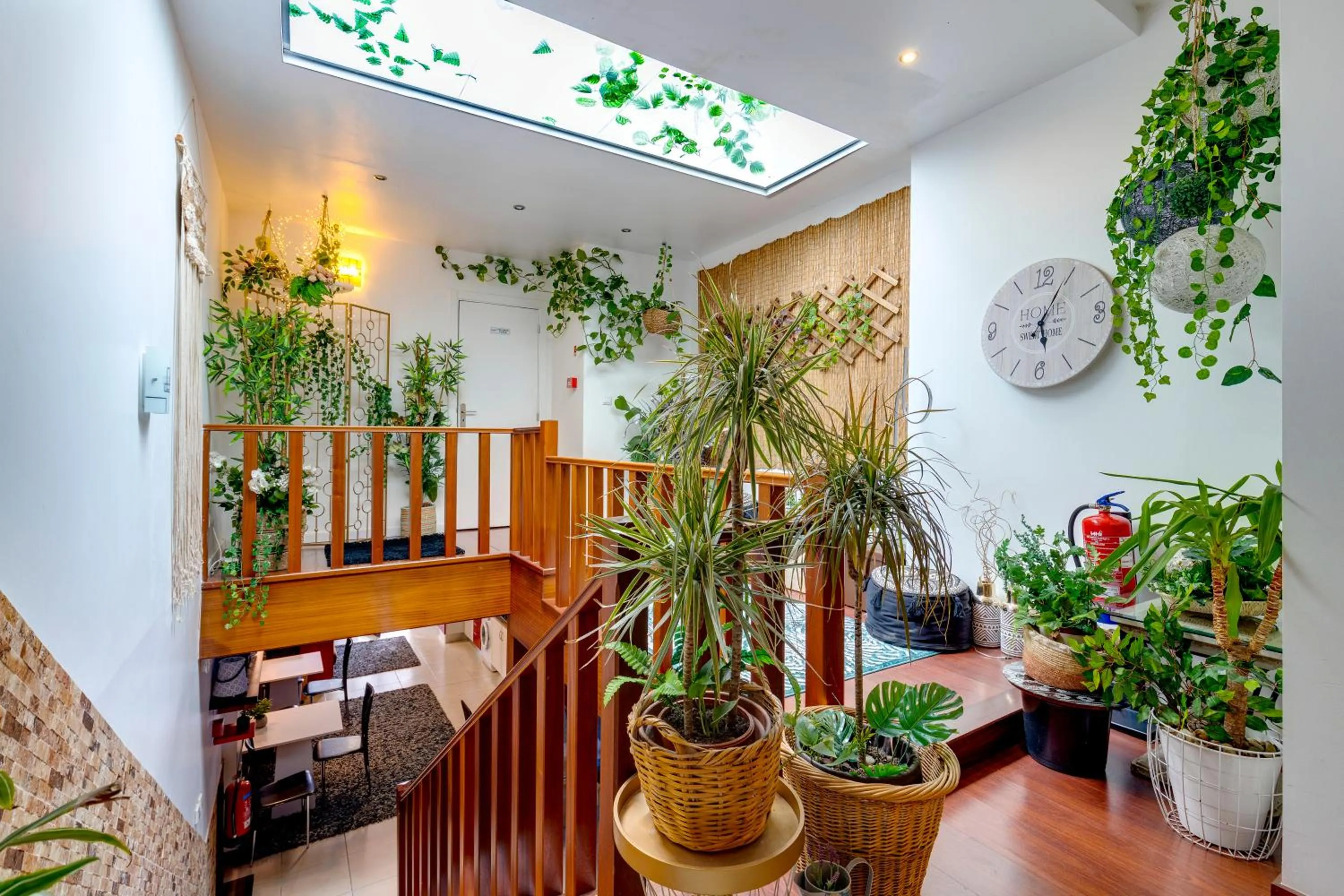 Seating area in Garden in Town Hostel