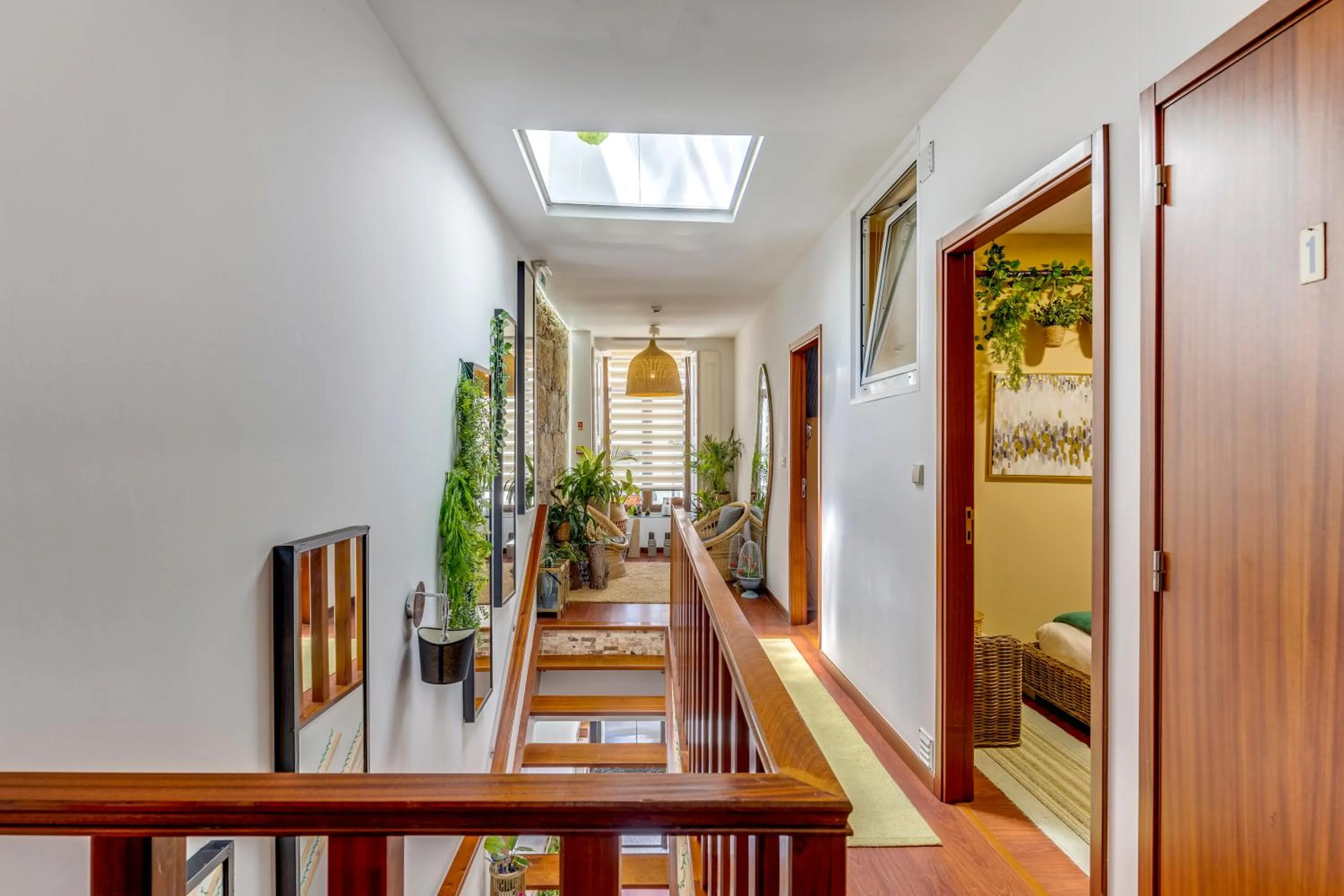 Seating area in Garden in Town Hostel