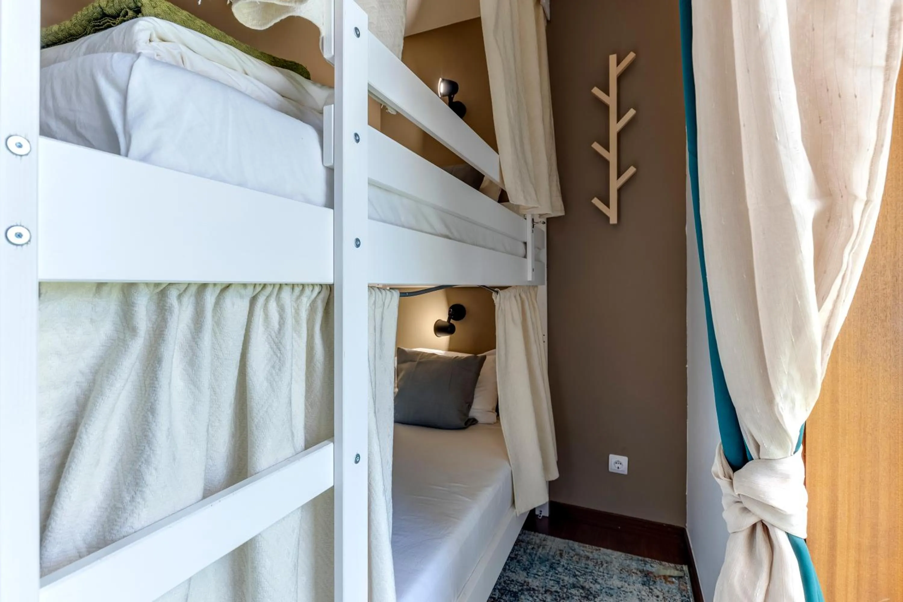 Bed in Garden in Town Hostel