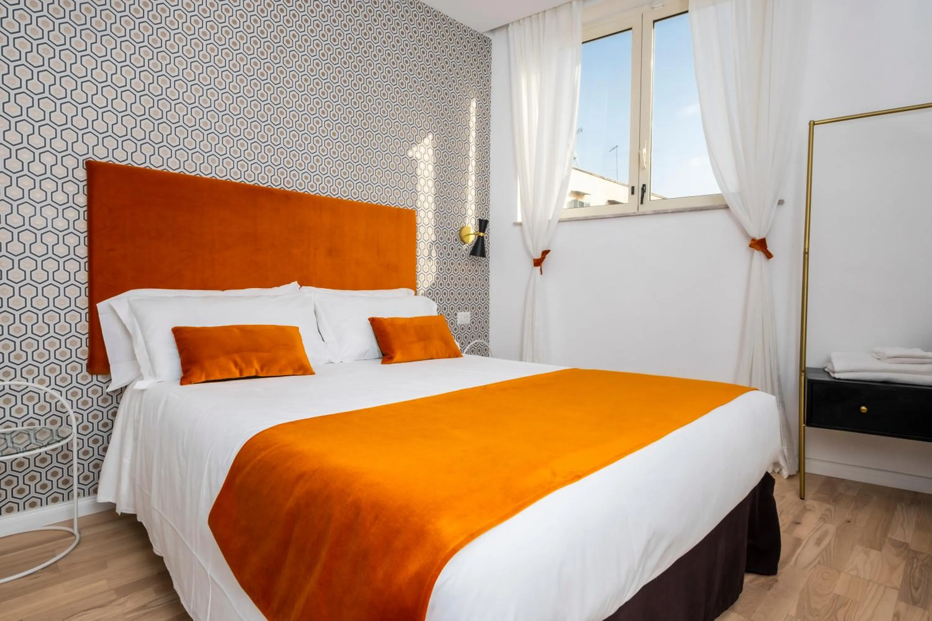 Bedroom, Bed in The Vista Rooms & Terrace