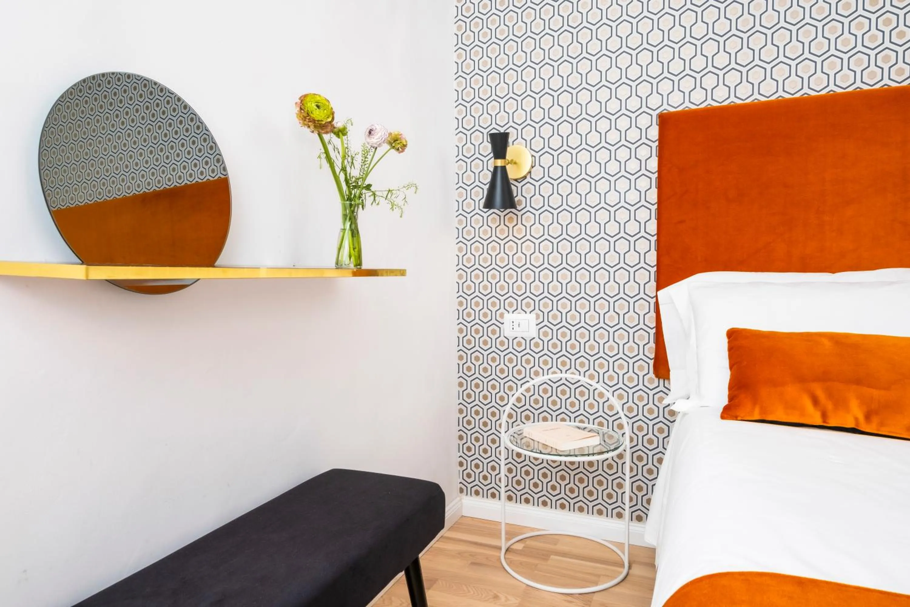 Bedroom, Bed in The Vista Rooms & Terrace