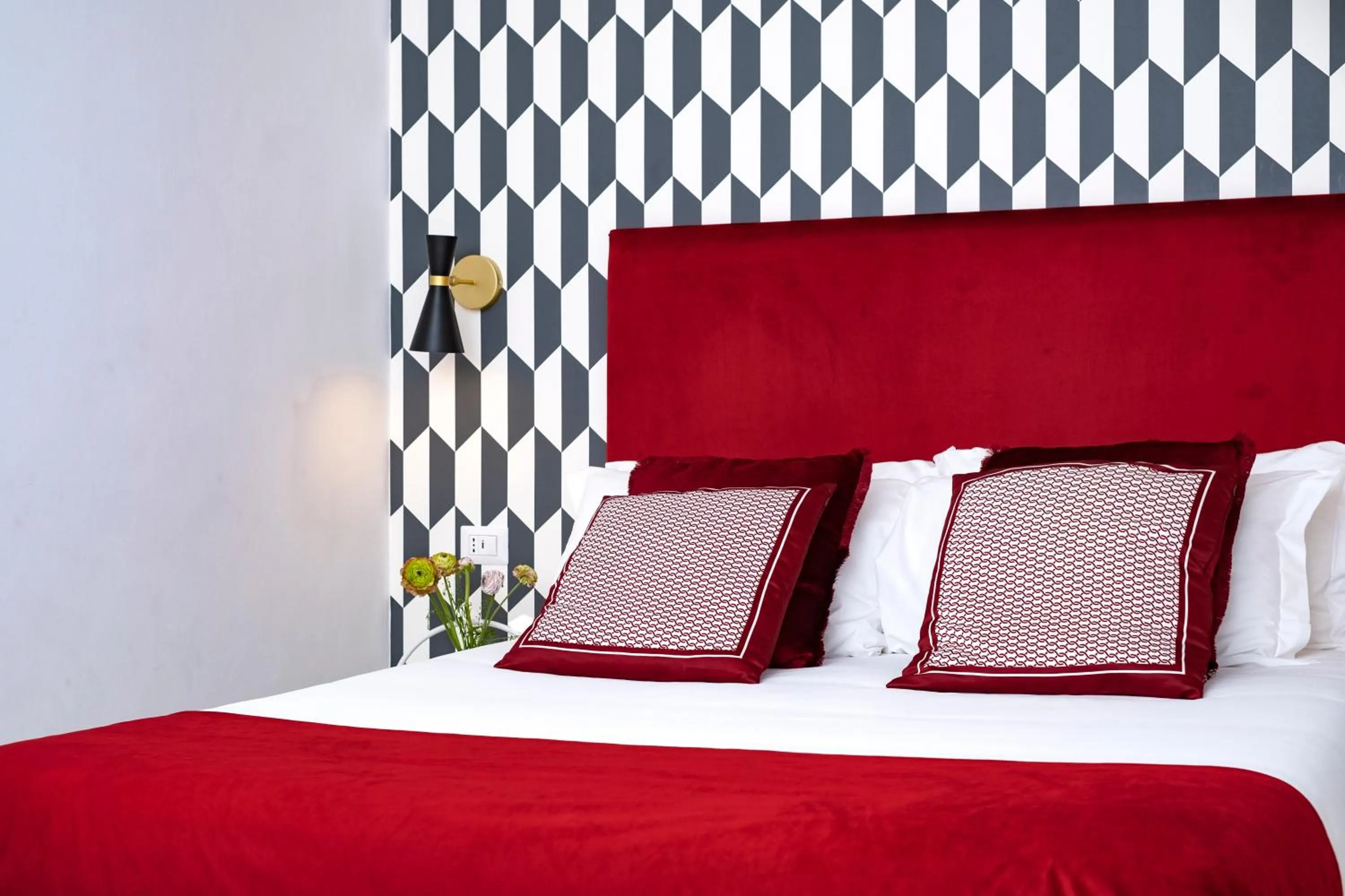 Bedroom, Bed in The Vista Rooms & Terrace