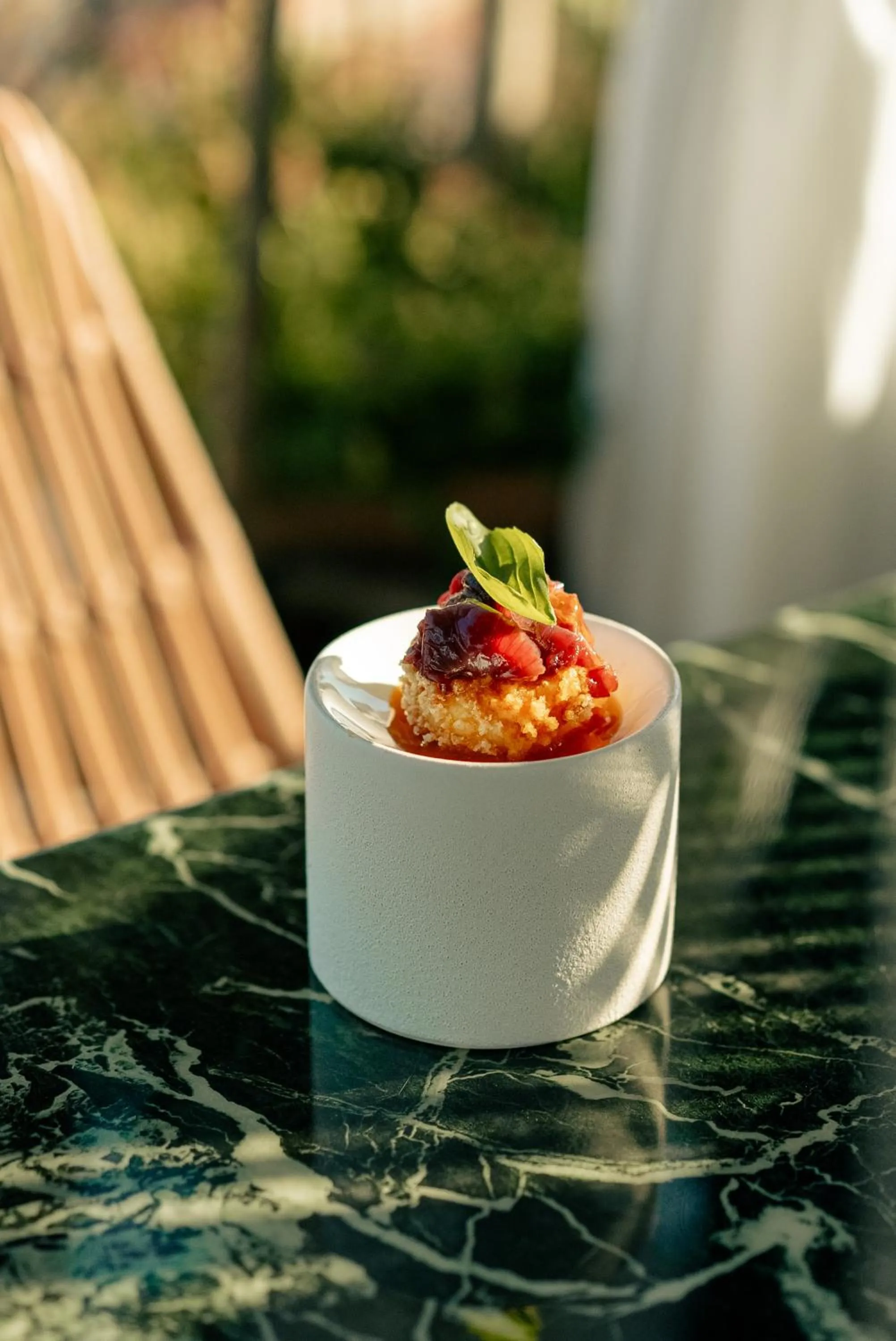 Food in The Vista Rooms & Terrace