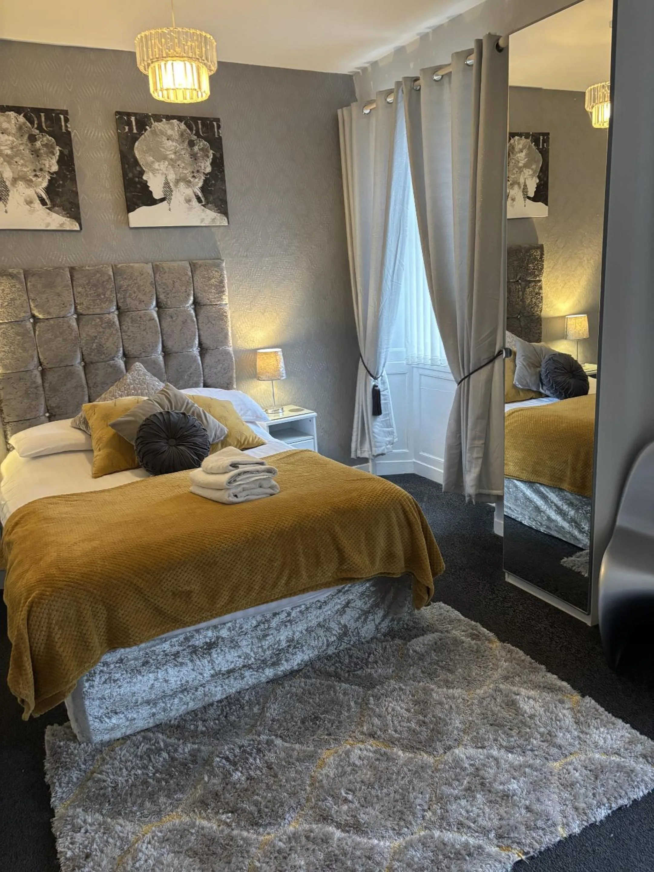 Bedroom, Bed in The Georgian Guesthouse