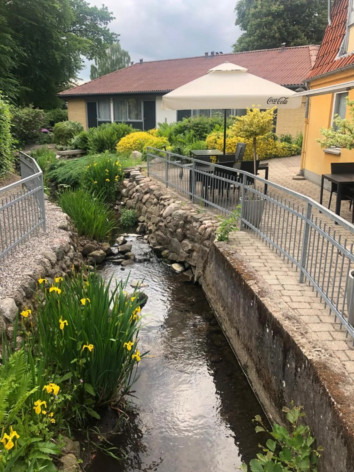 Balcony/Terrace in Den Gamle Kro Hornslet