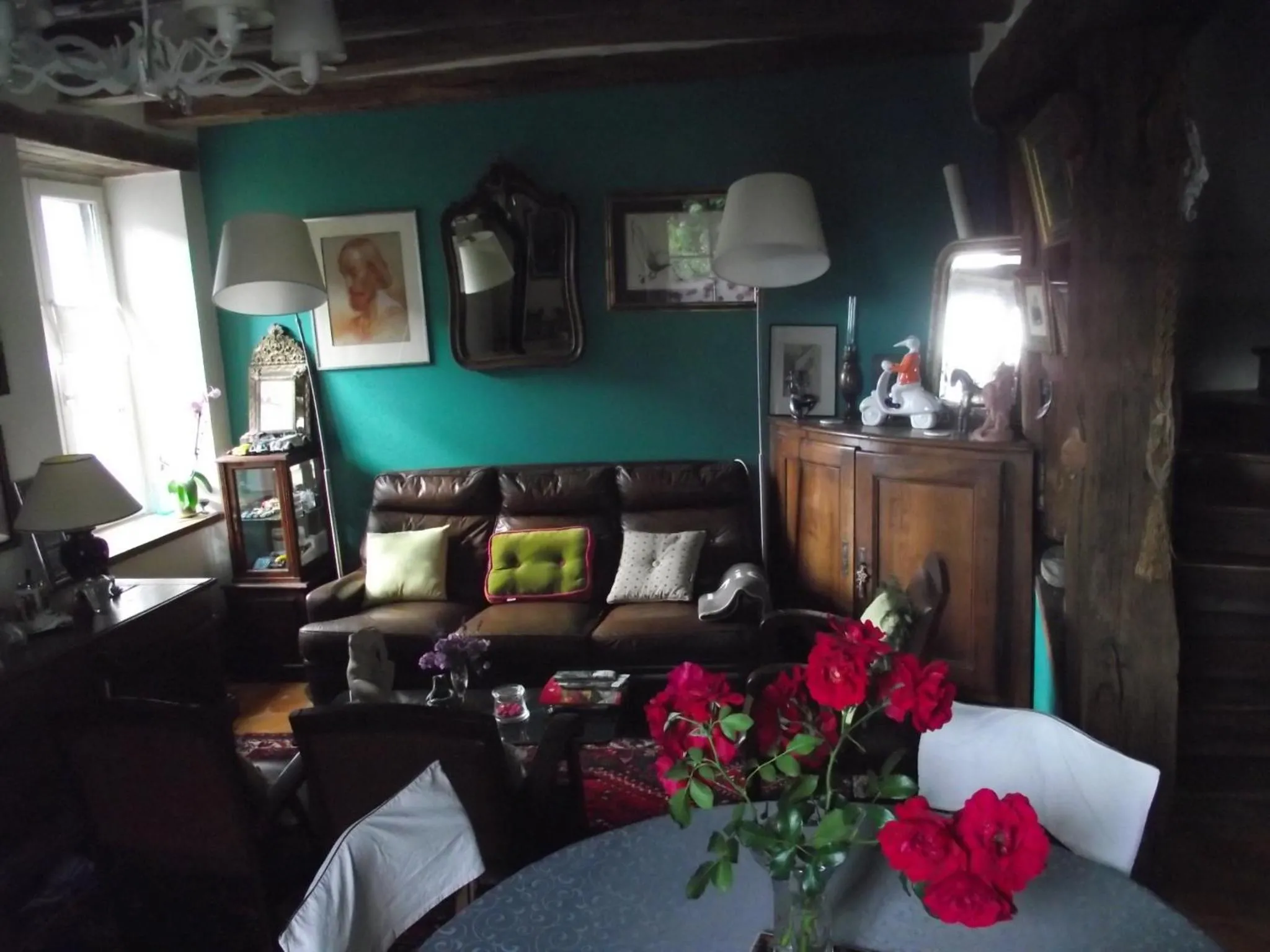 Communal lounge/ TV room in Chambre d'hôtes Le Vaujoint