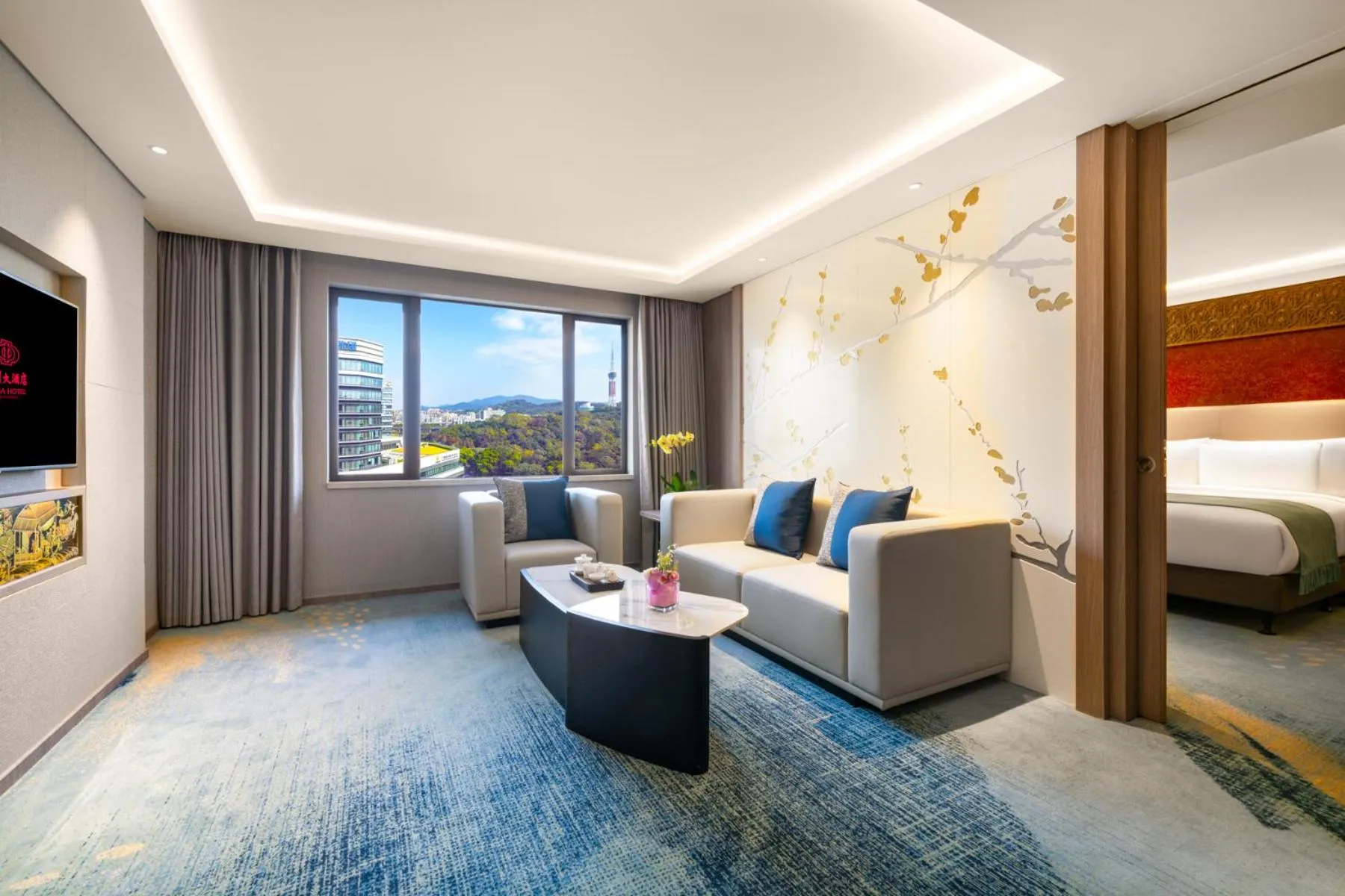 Bed in China Hotel Guangzhou