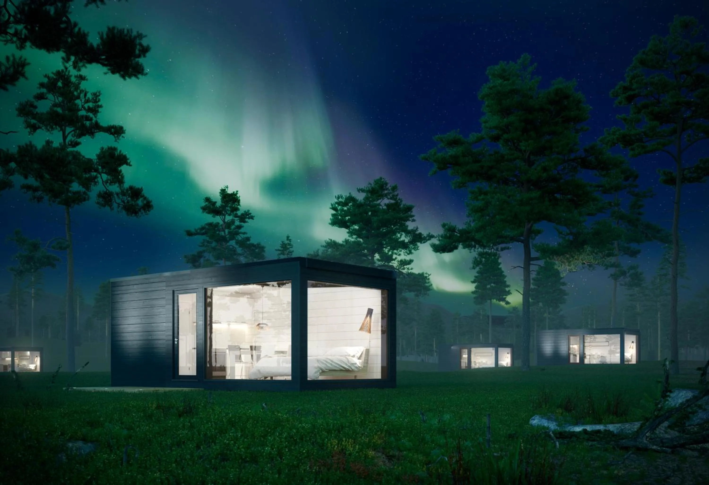 Property building in Iisakki Village