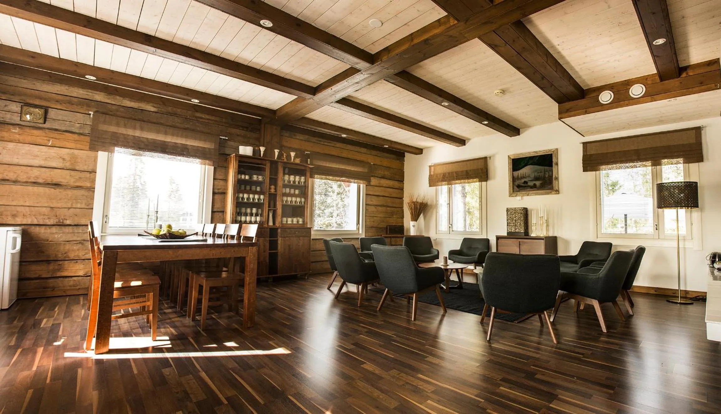 Communal lounge/ TV room in Iisakki Village