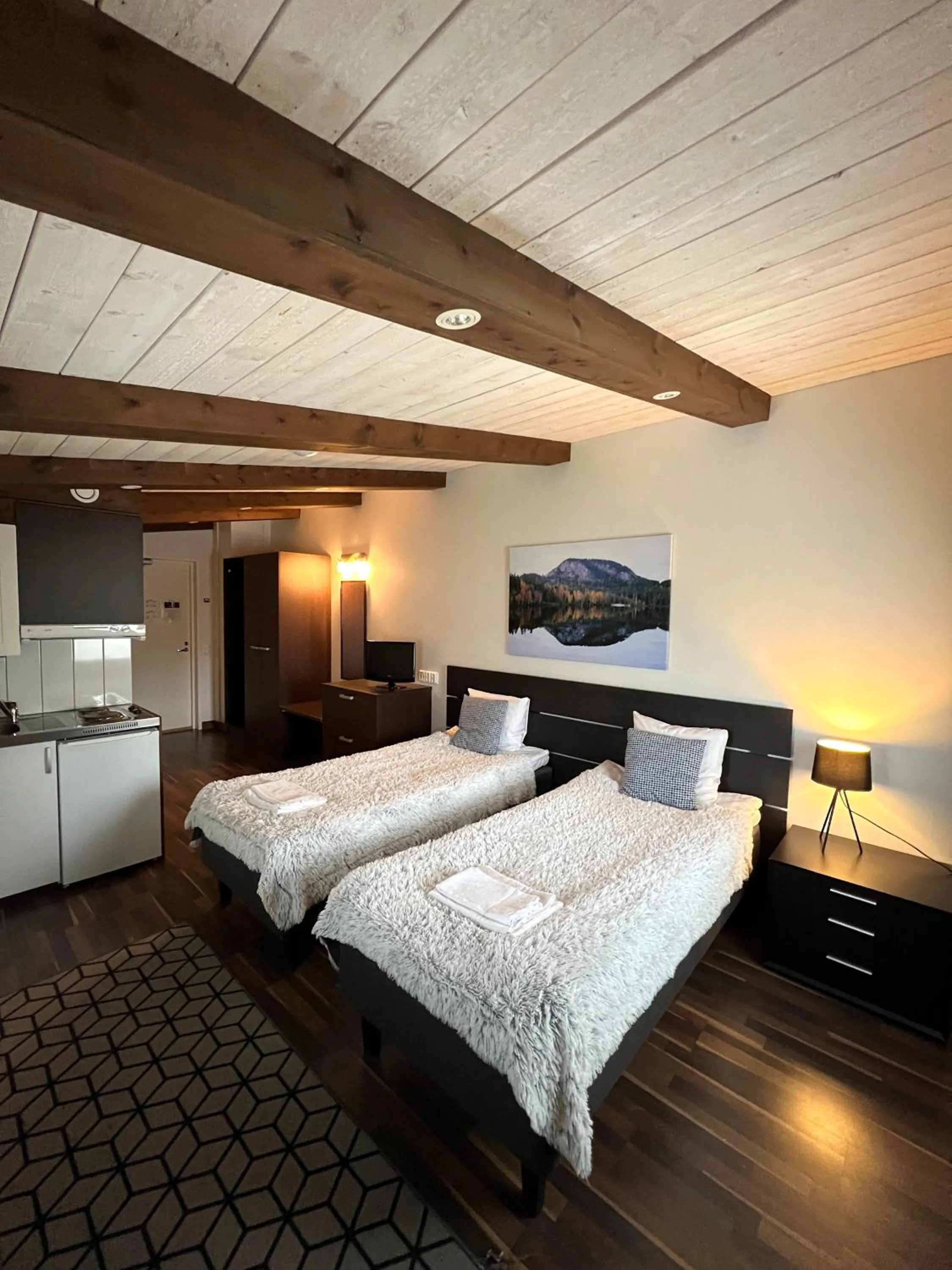 Bedroom, Bed in Iisakki Village