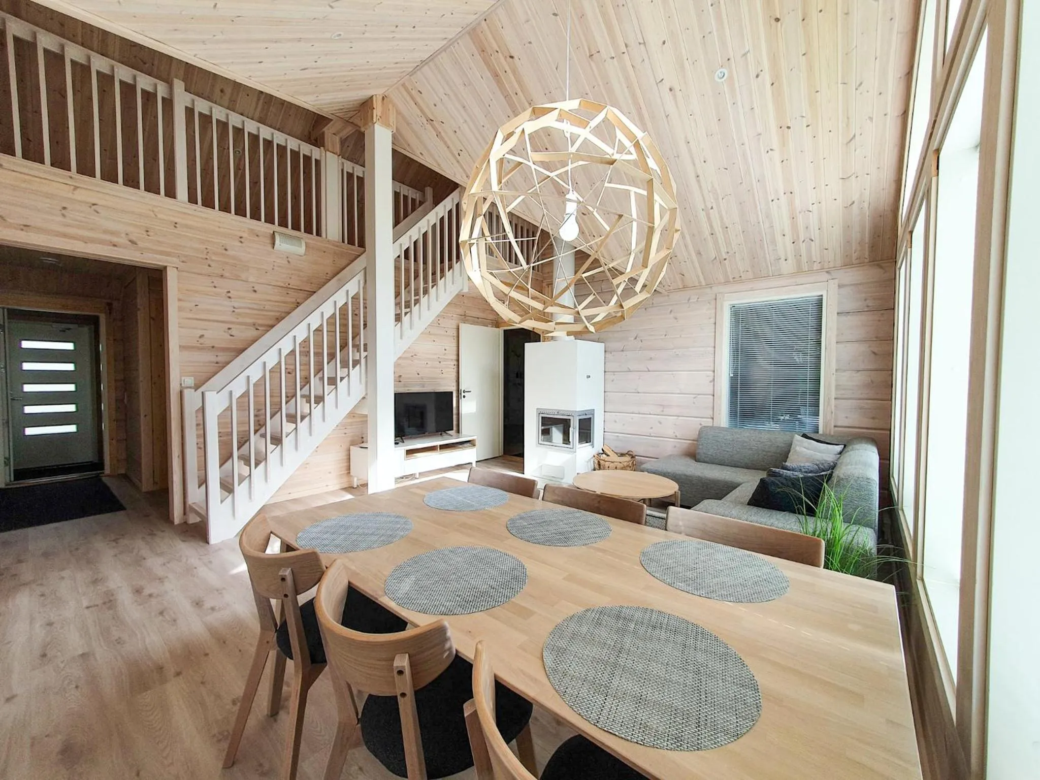 Living room in Iisakki Village