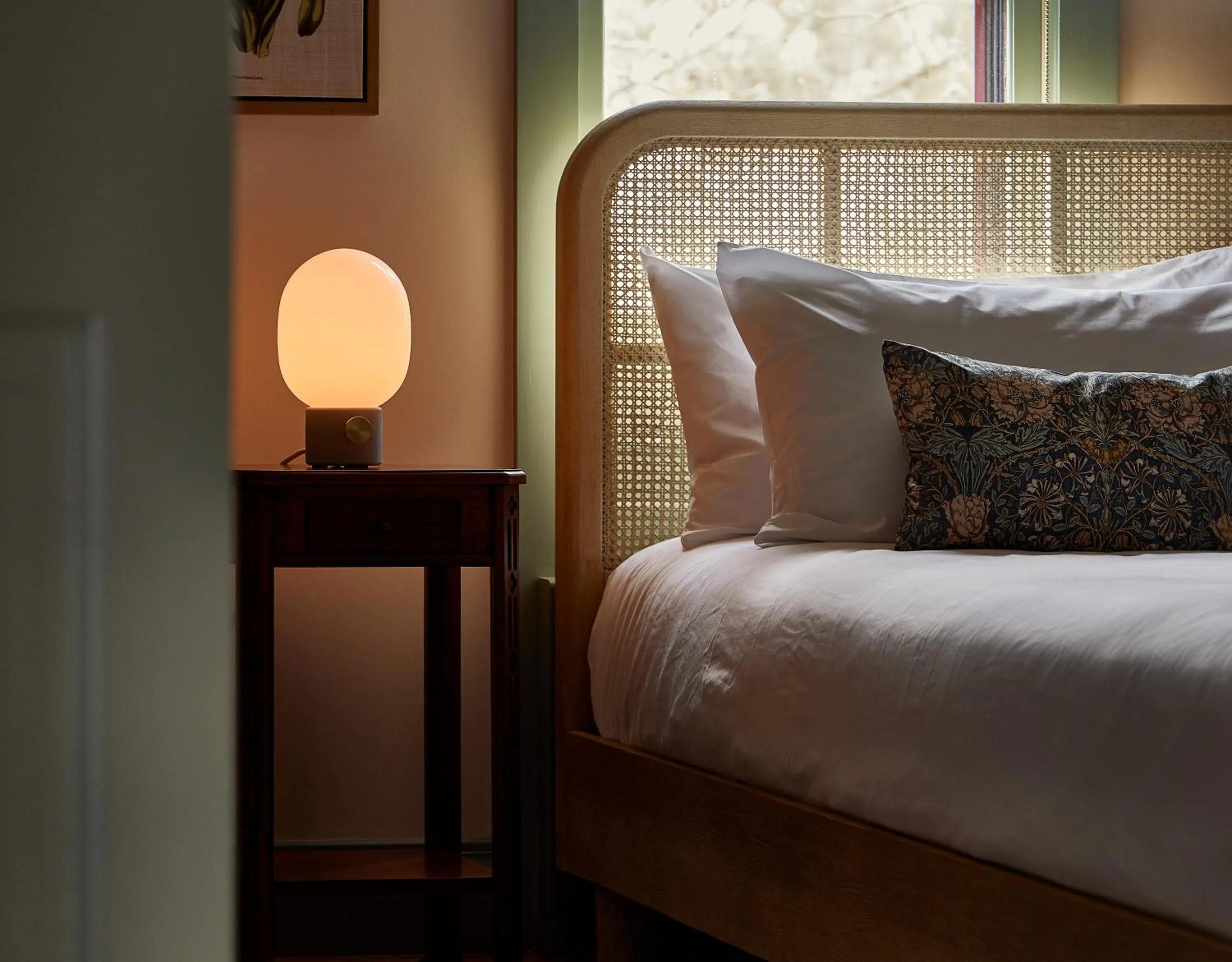 Bed in Life House, Nantucket