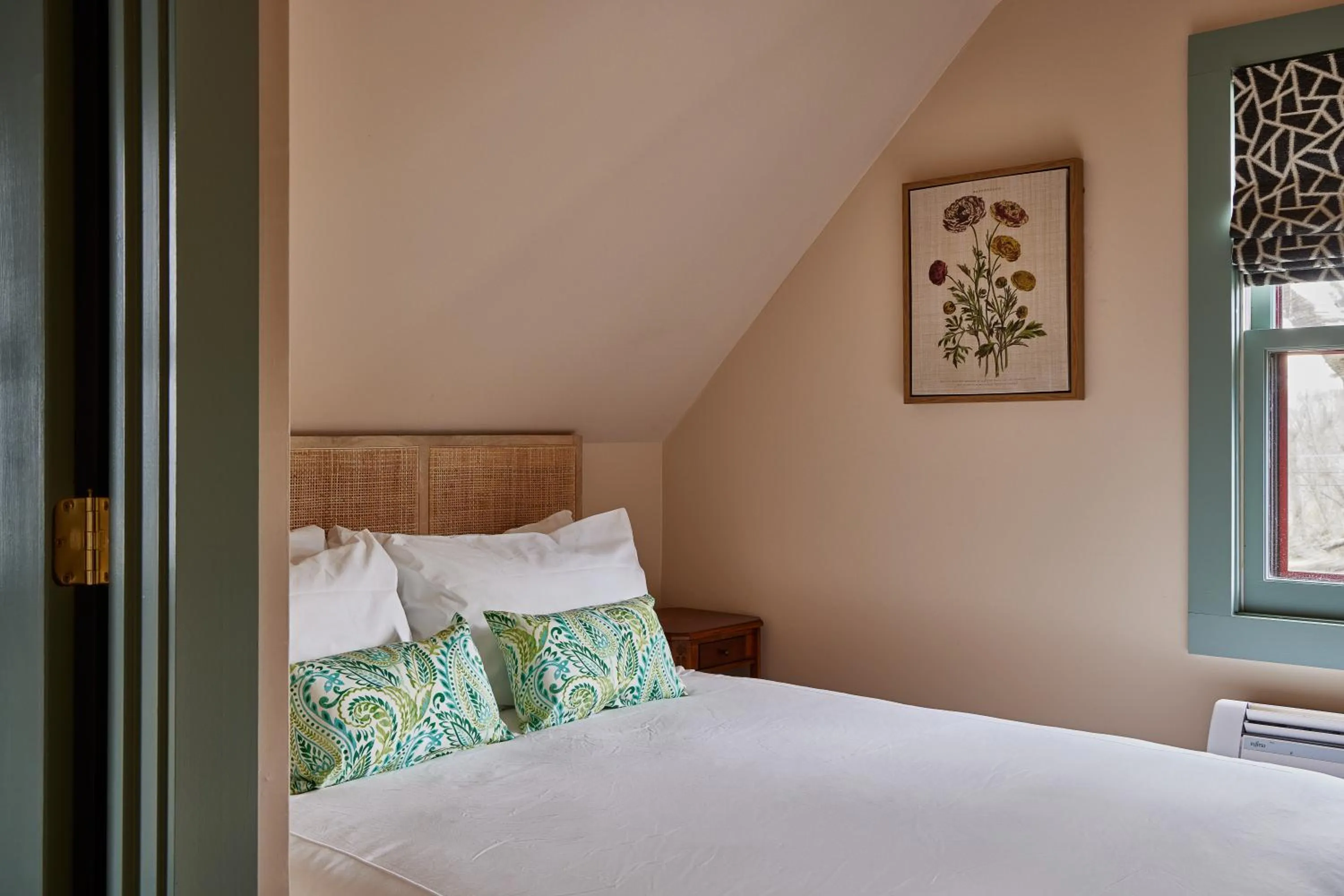 Bed in Life House, Nantucket