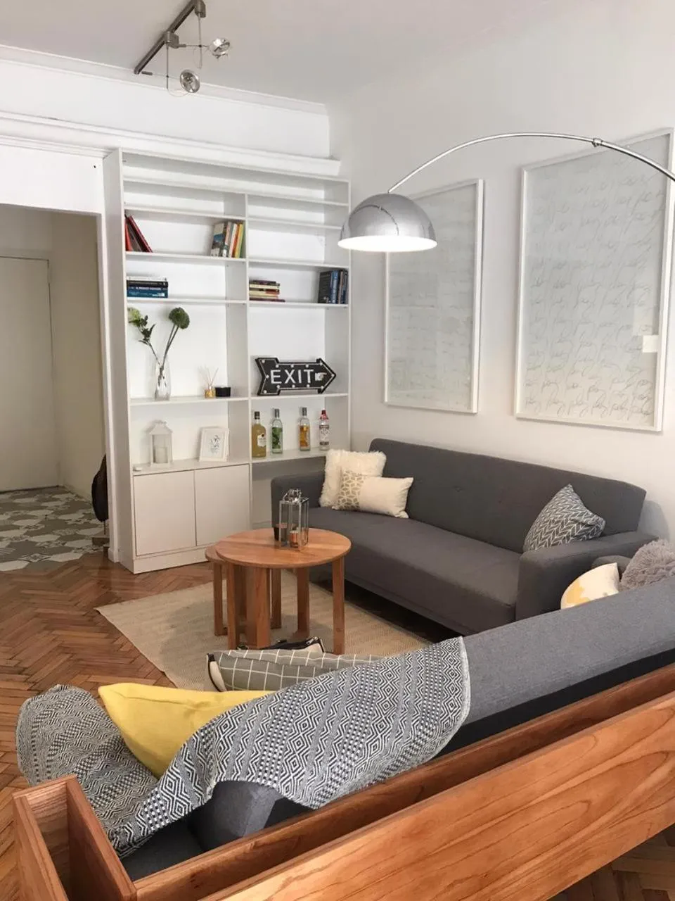 Living room in Palermo Apart By Zafiro