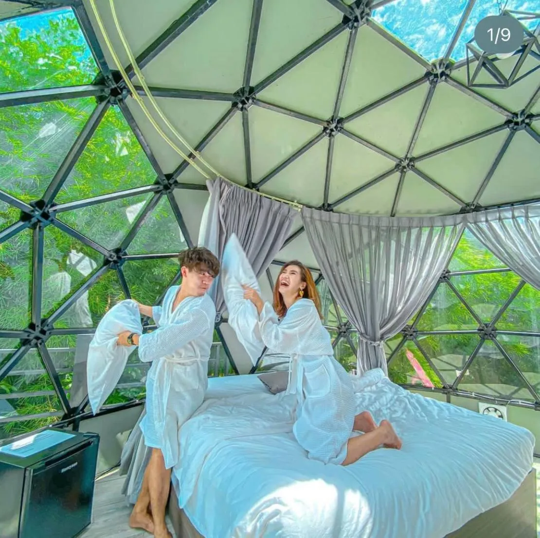 Bed in Adventure Dome Resort