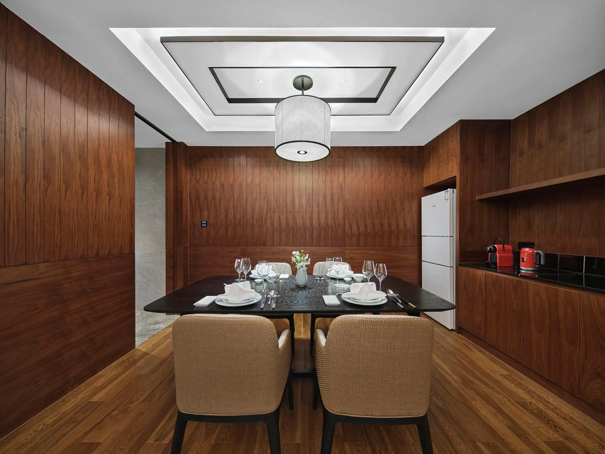 Seating area in Xianghu Xiaoyao Manor