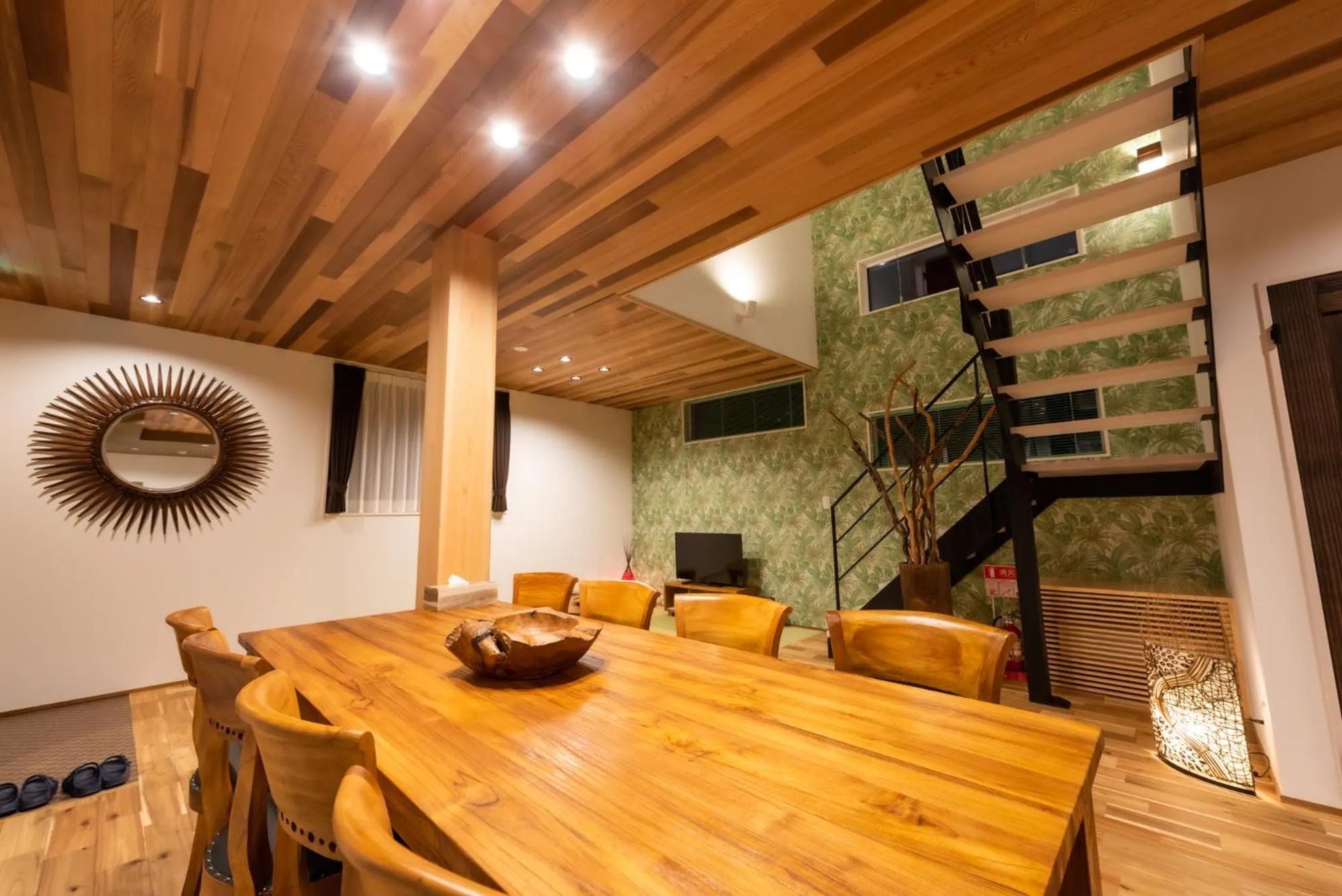 Dining area in Kawaguchiko Villa FJ Resort