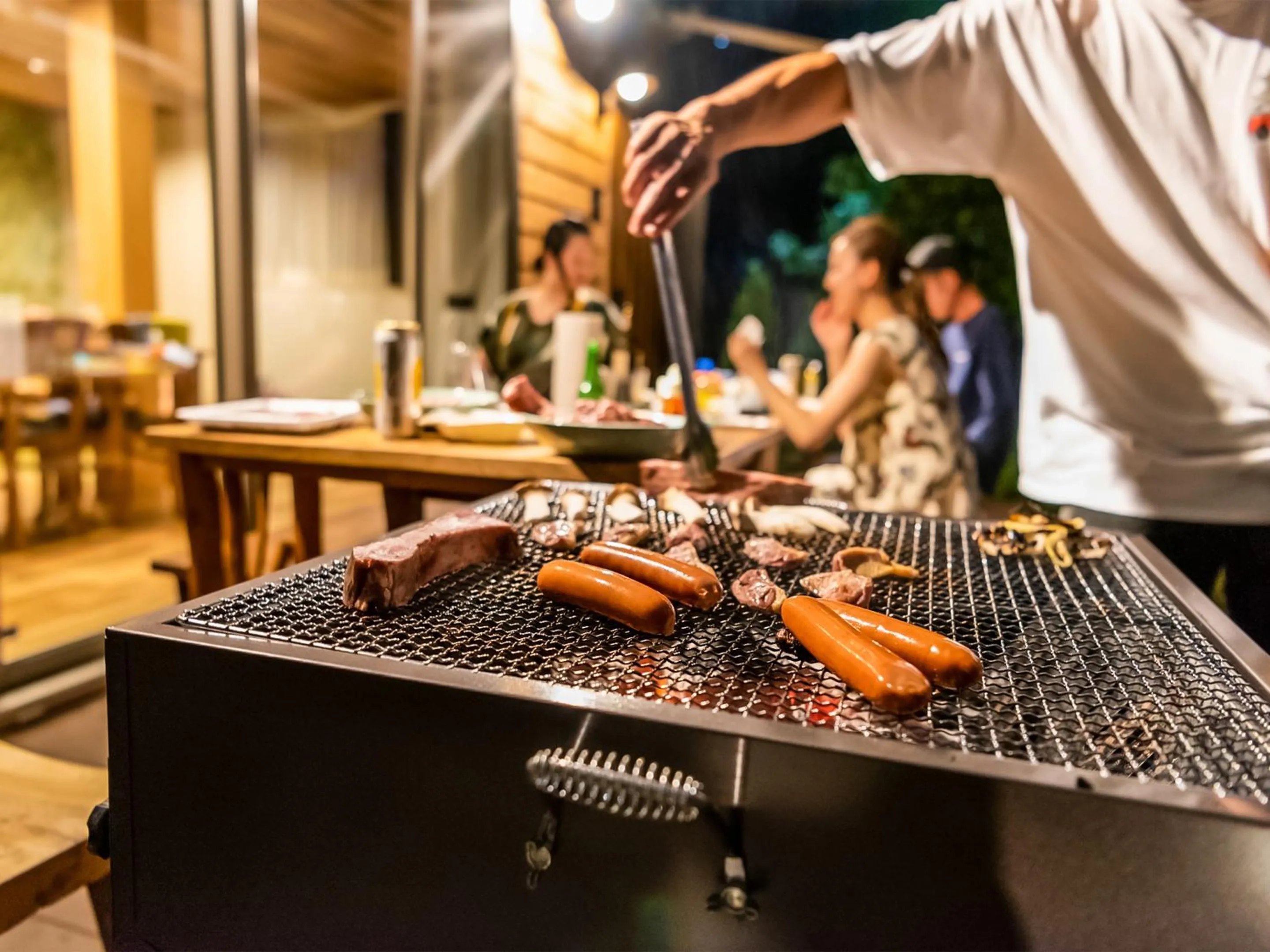 BBQ facilities in Kawaguchiko Villa FJ Resort