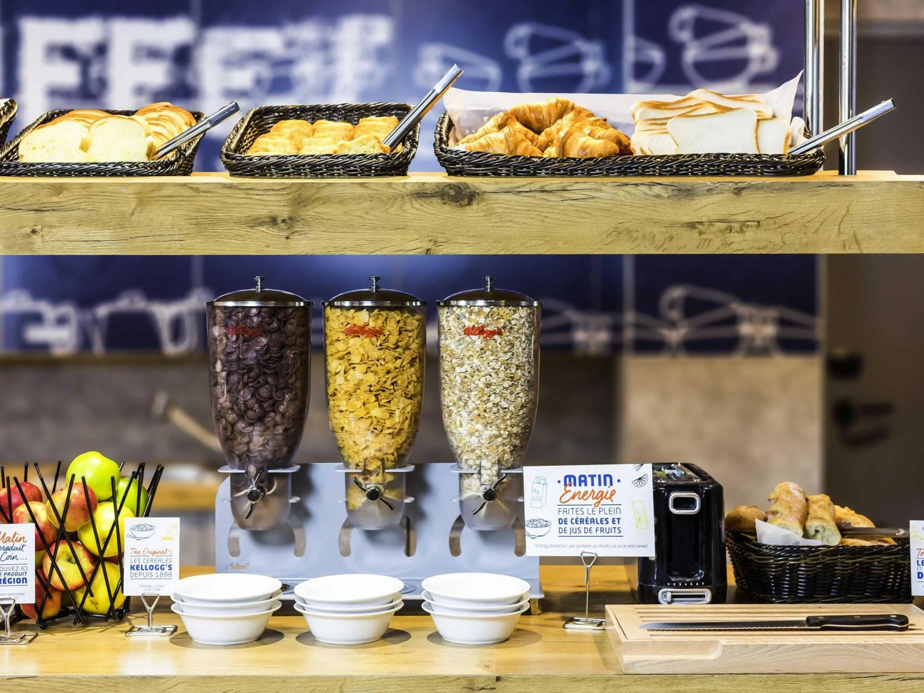 Breakfast in ibis budget Lyon Sud St Genis Laval