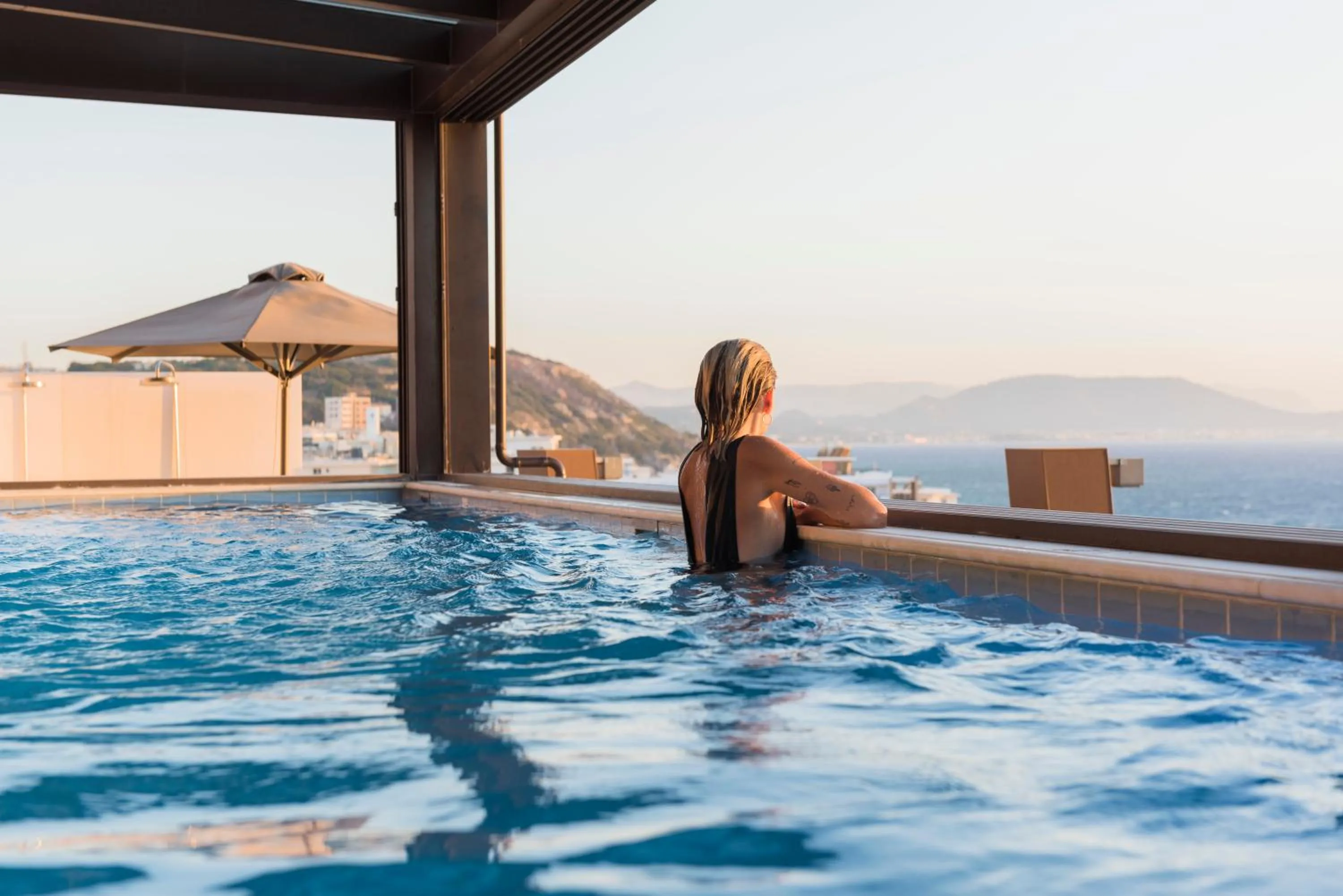 Swimming pool in Bellevue On The Beach Suites
