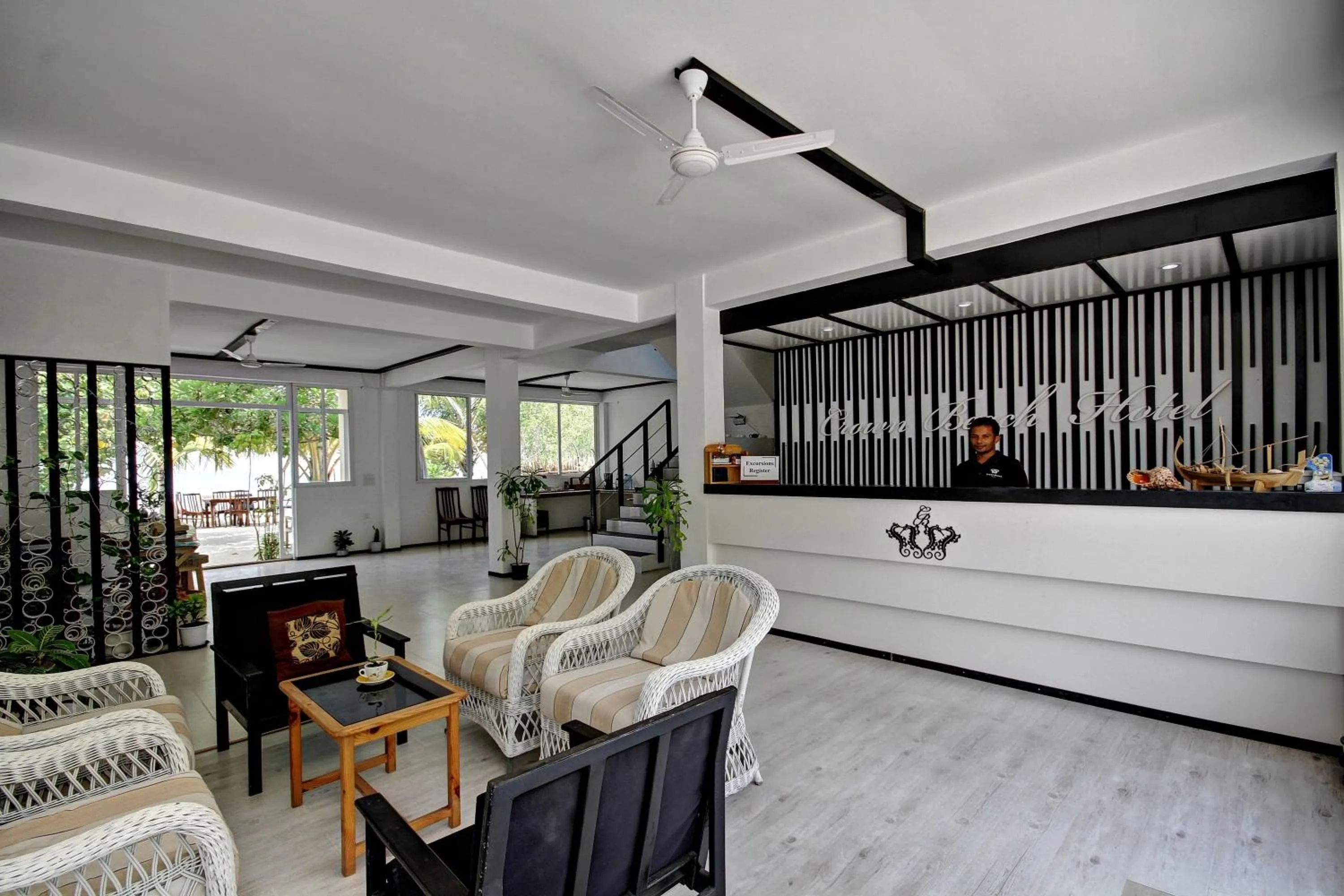 Lobby or reception in Crown Beach Villas -Private Beach