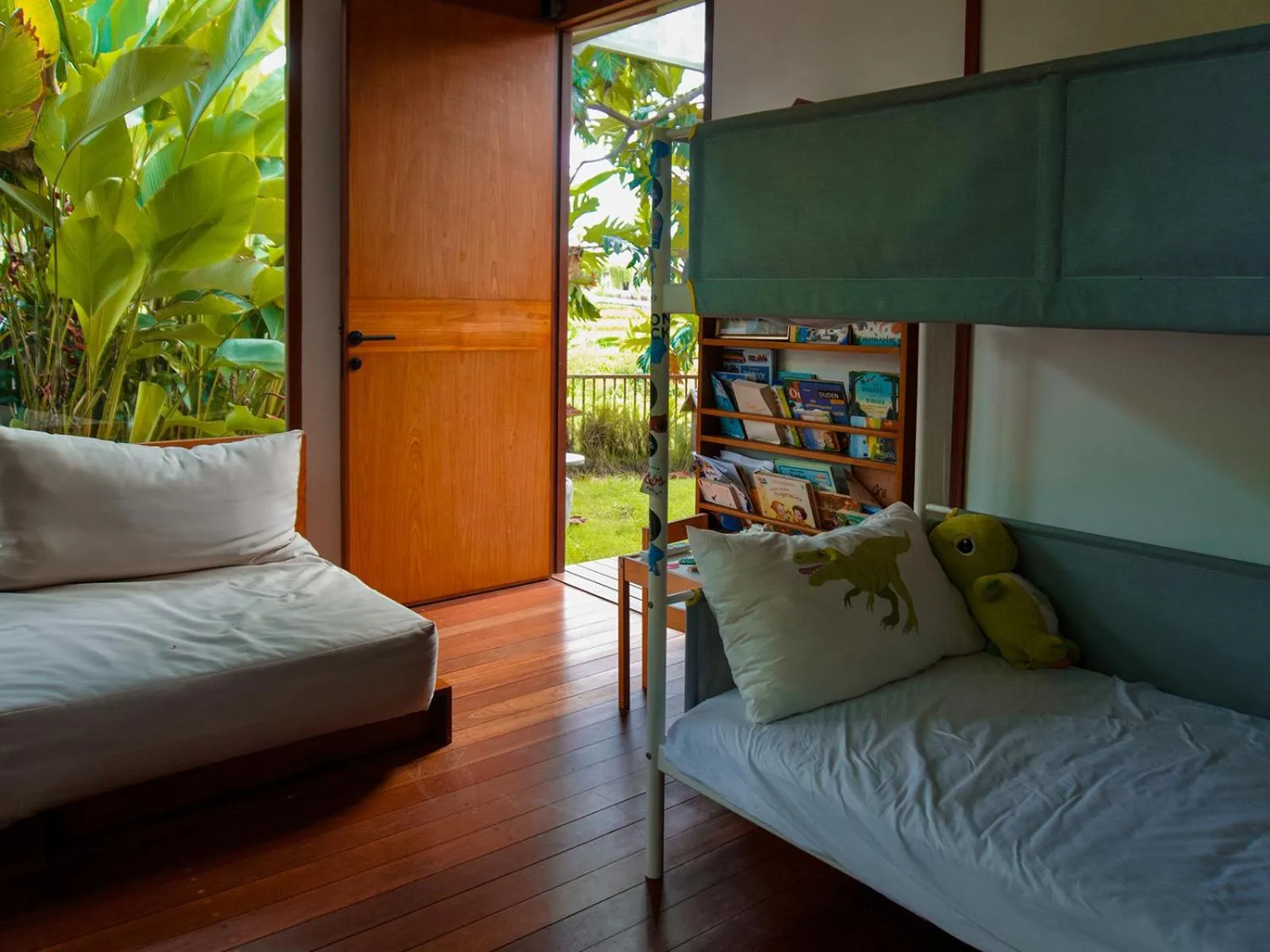 Bed in Grün Canggu Garden