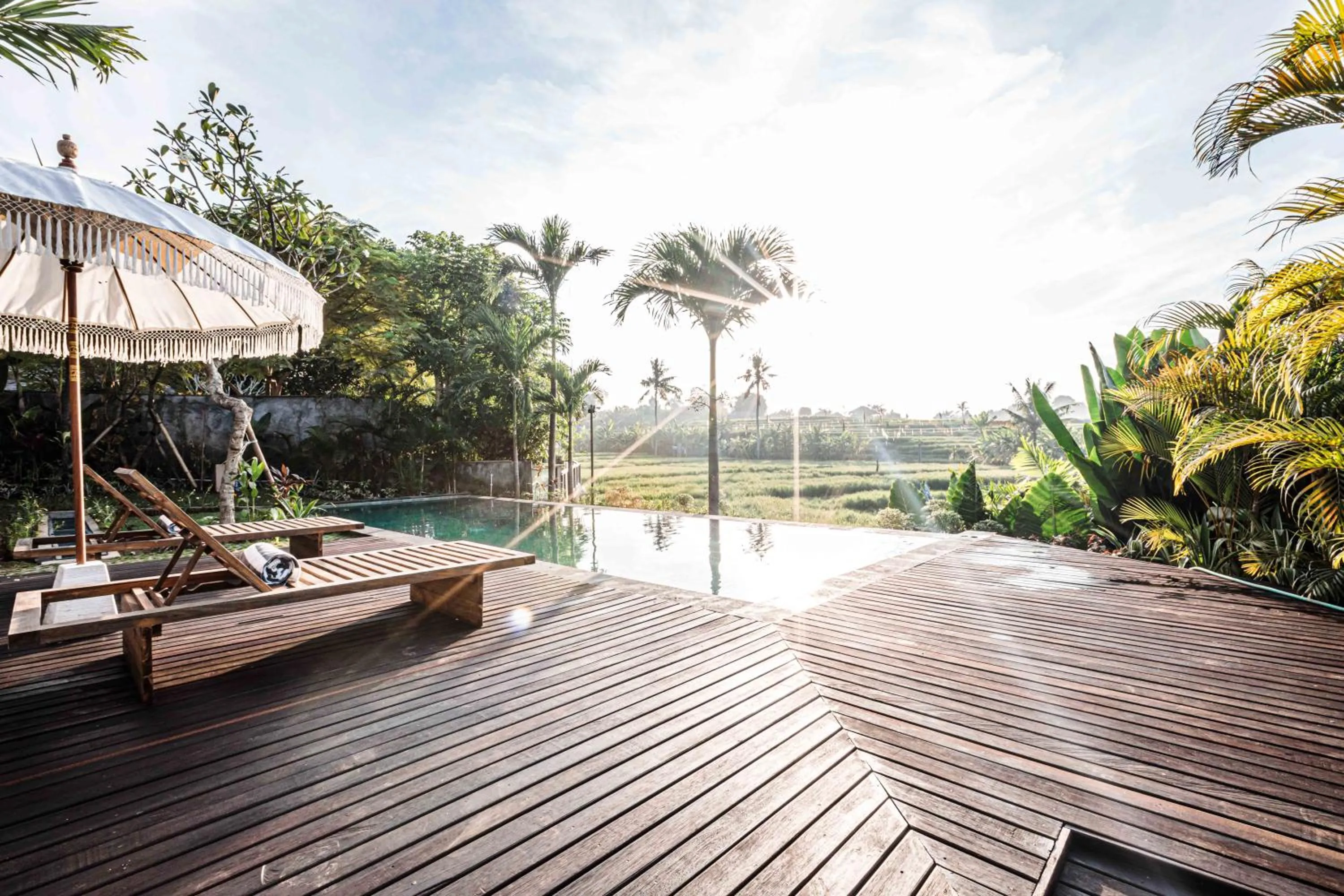 Natural landscape in Grün Canggu Garden