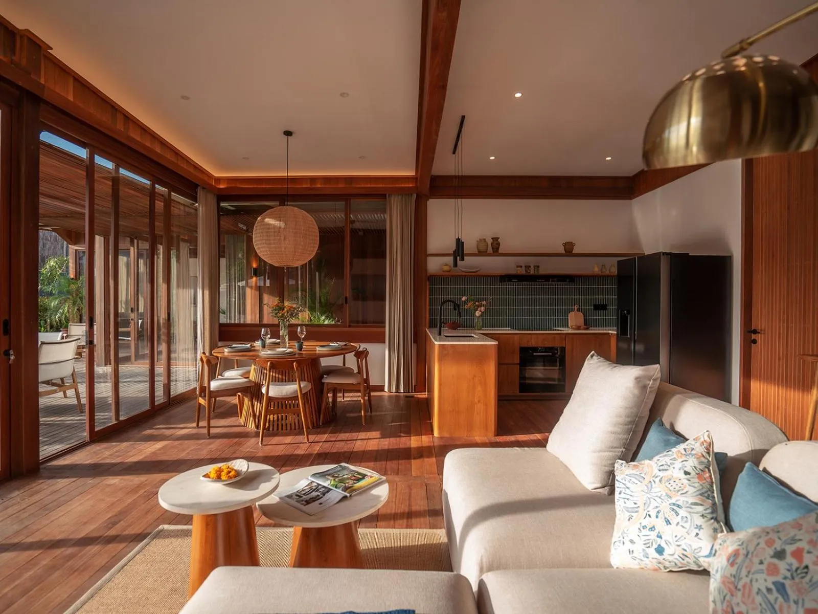 Kitchen or kitchenette in Grün Canggu Garden