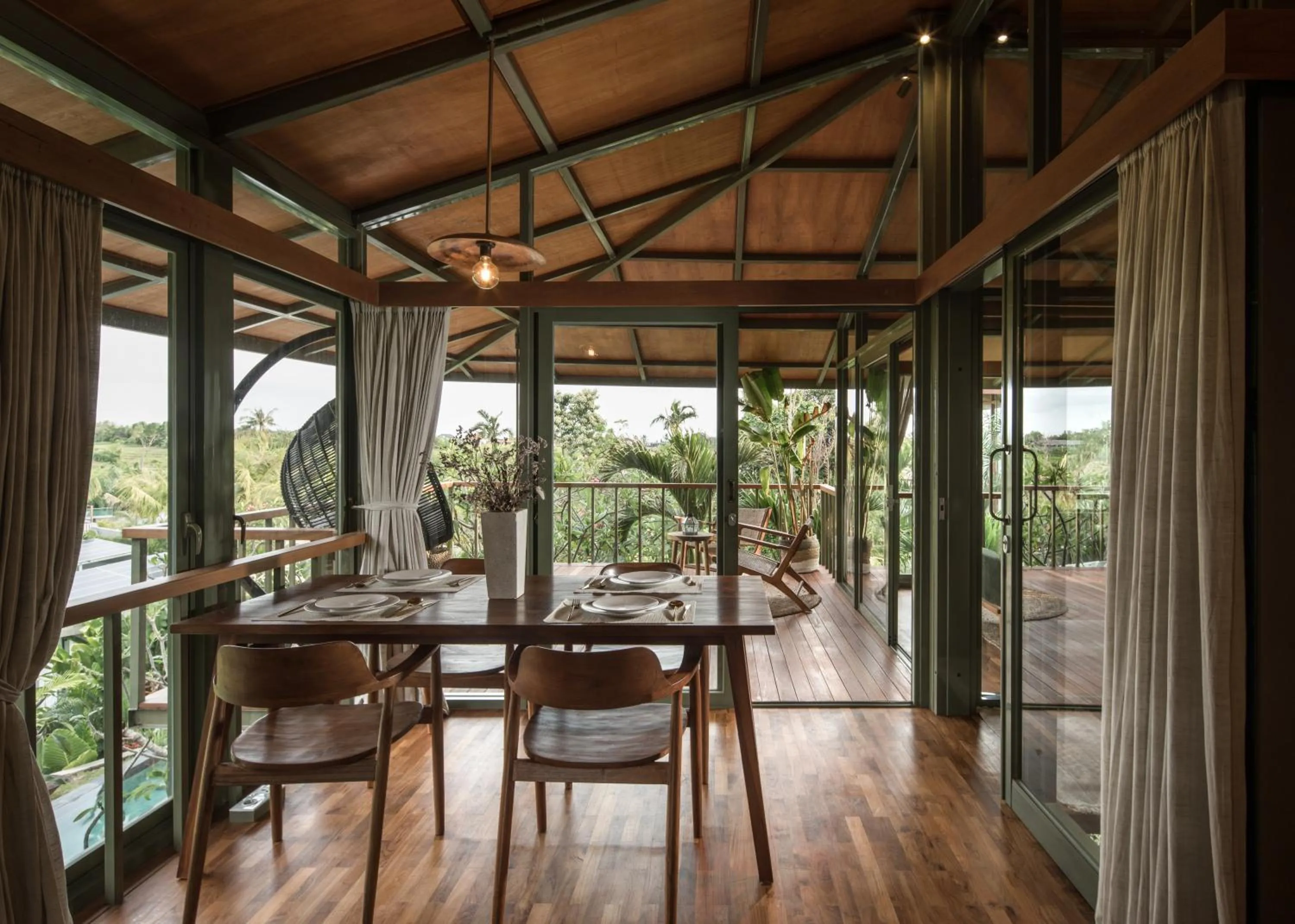Balcony/Terrace in Grün Canggu Garden
