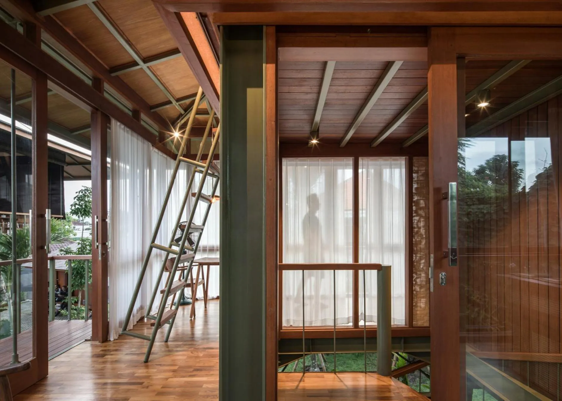 Bed in Grün Canggu Garden