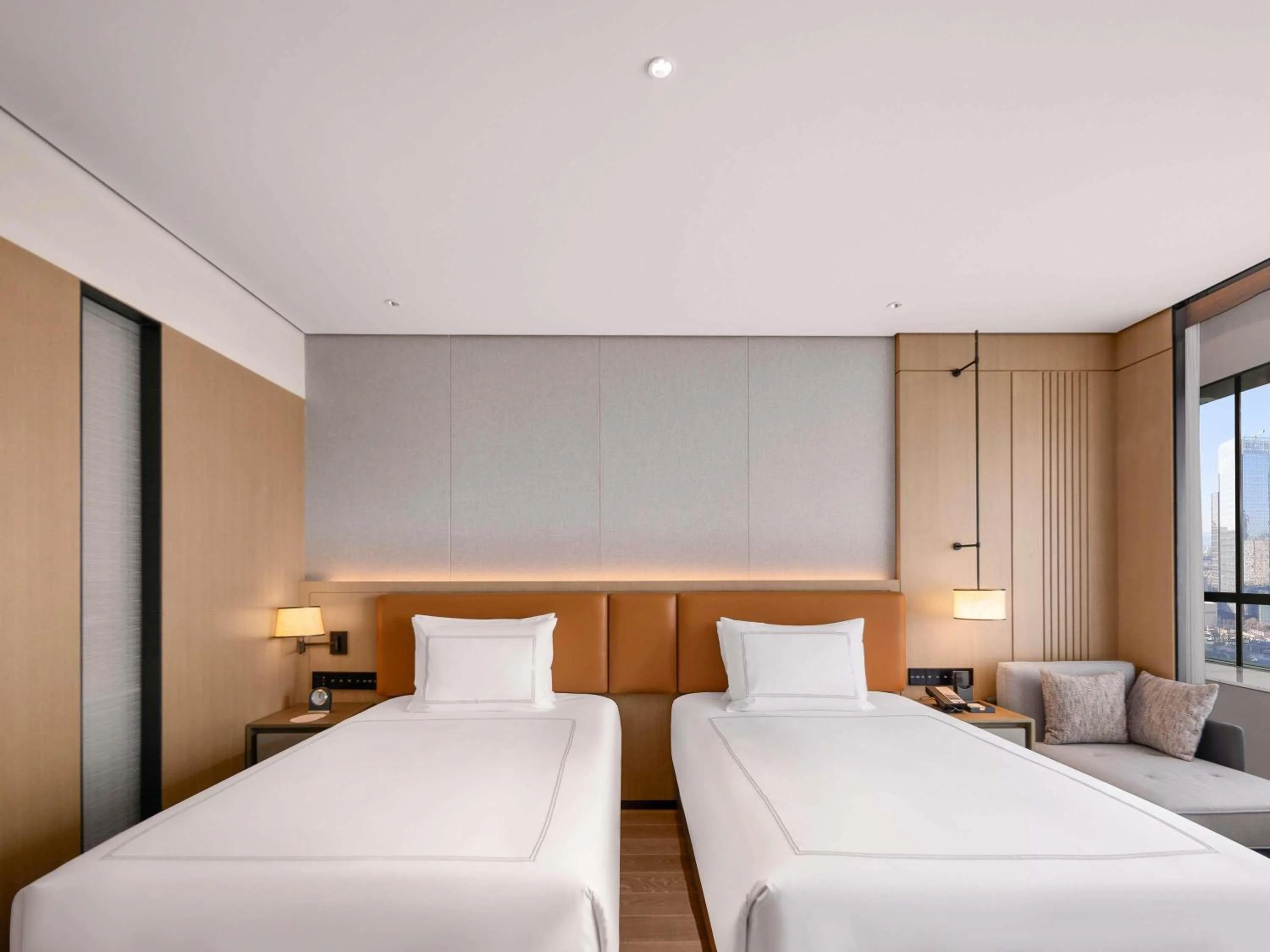 Bedroom, Bed in Swissotel Beijing Hong Kong Macau Center